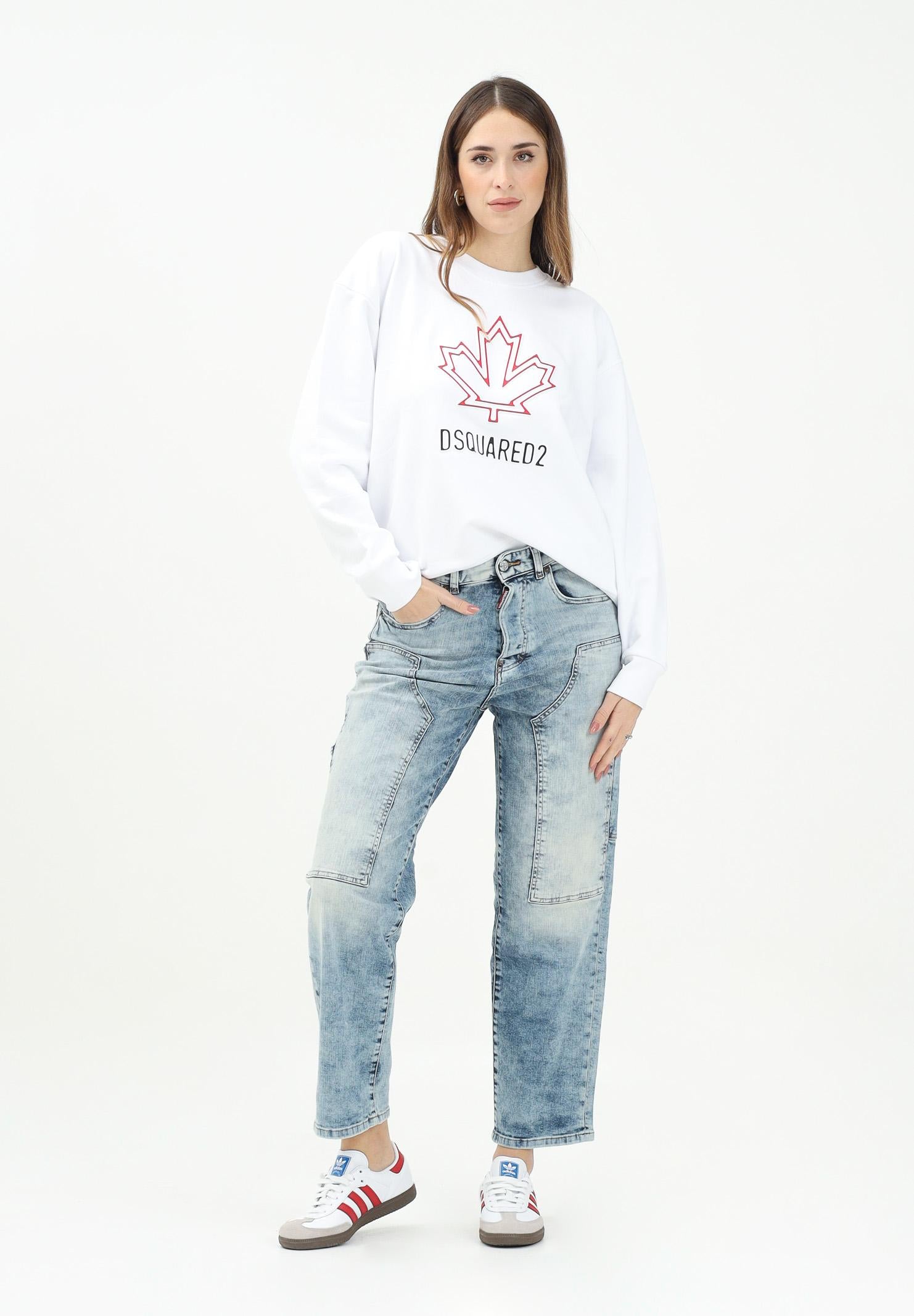 DSQUARED2 Jeans in denim sfumato per donna, ragazzi e bambini DQ2636D0AC2 DQ01 DSQUARED2