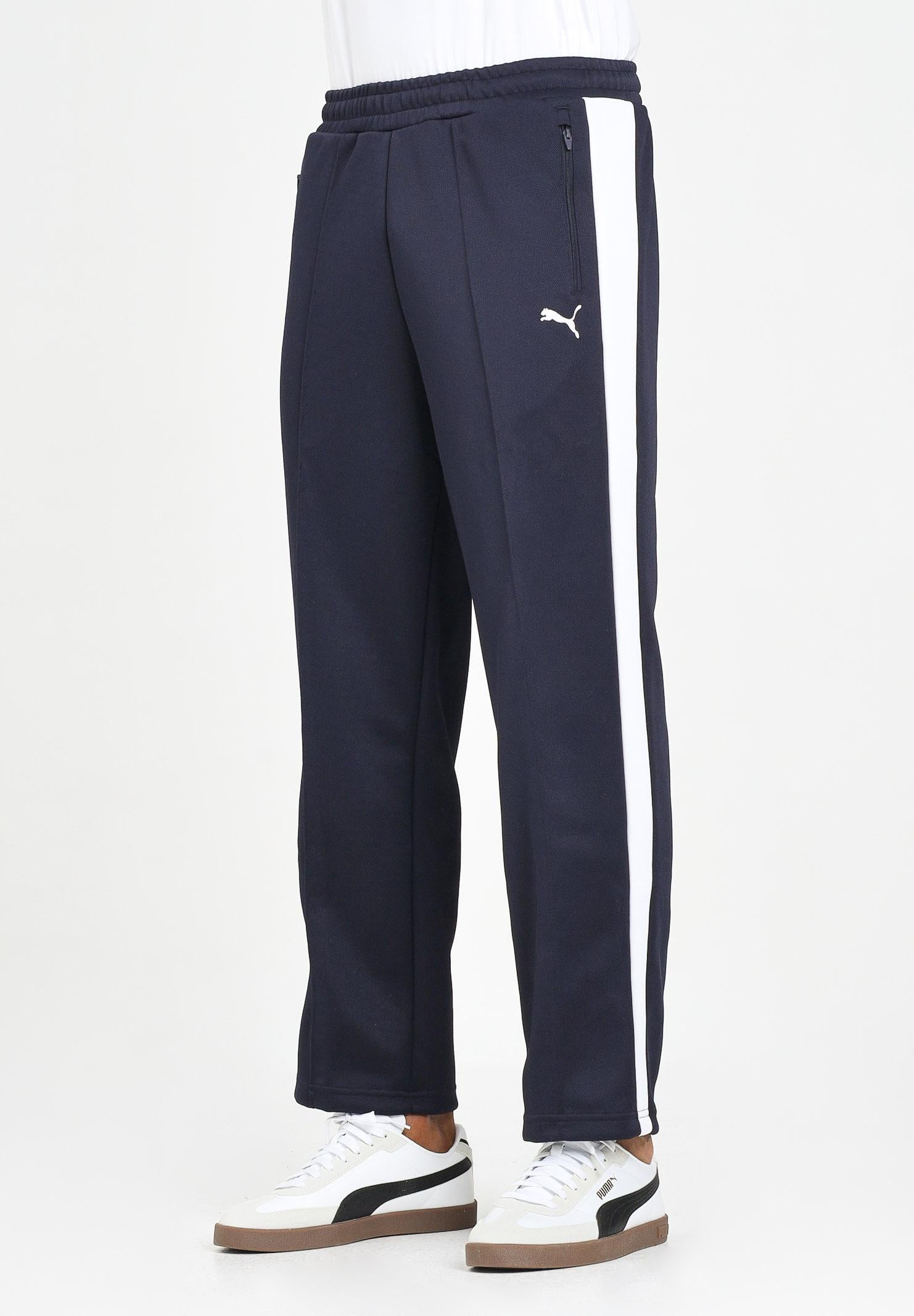 PUMA Pantalone sportivo T7 blu da uomo 629589 16 PUMA