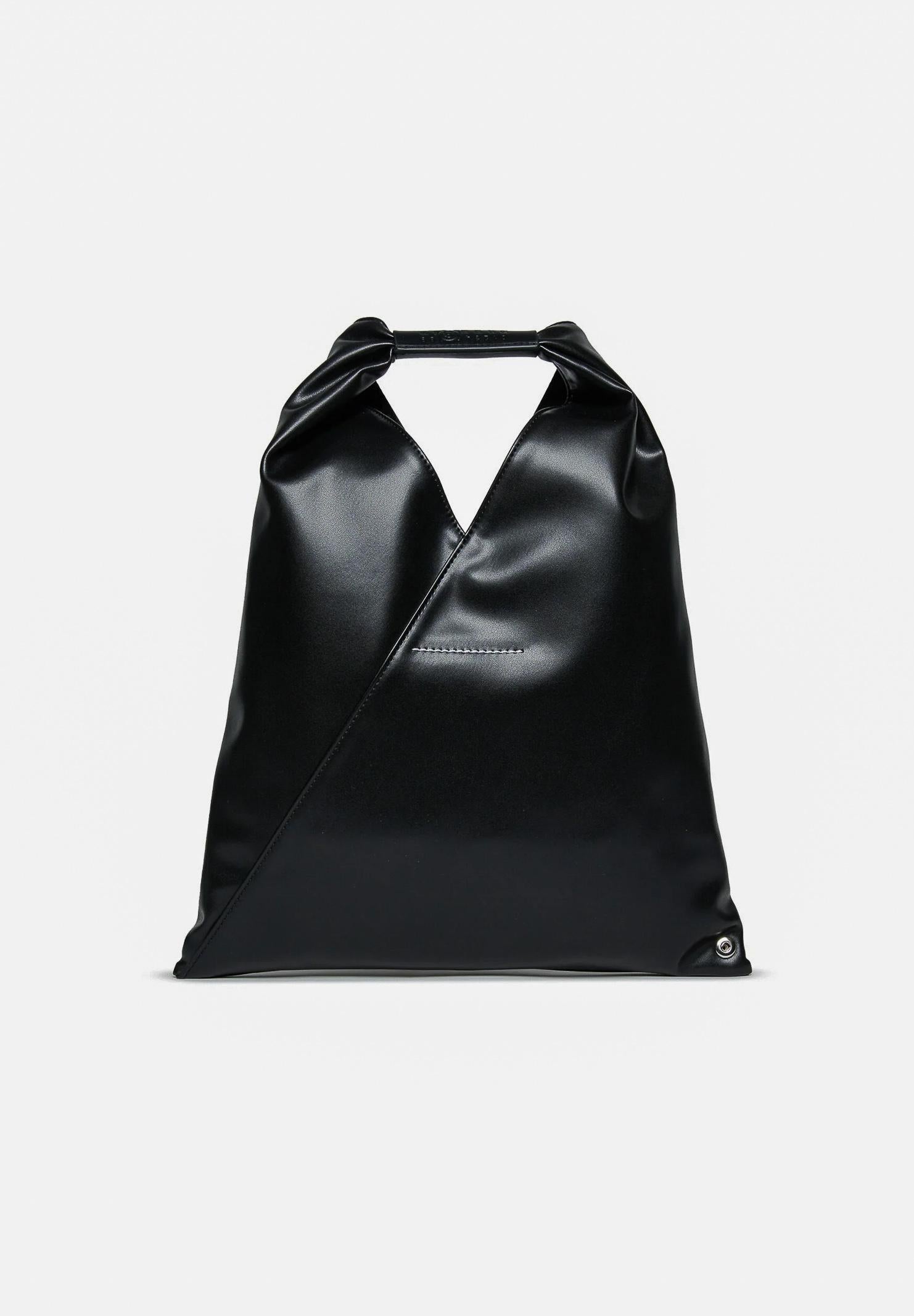 MAISON MARGIELA Borsa a mano Japanese in similpelle nera da donna M60607P4313 T8013 MAISON MARGIELA