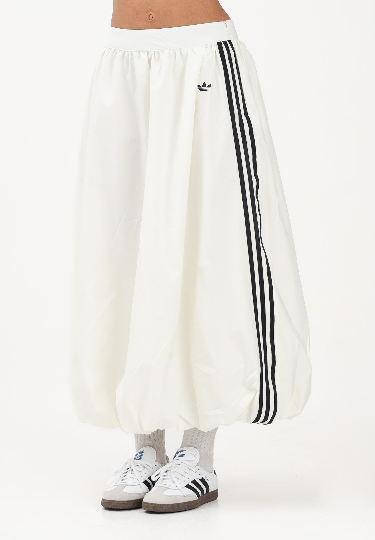 ADIDAS ORIGINALS Gonna midi Balloon panna da donna KE3441 . ADIDAS ORIGINALS