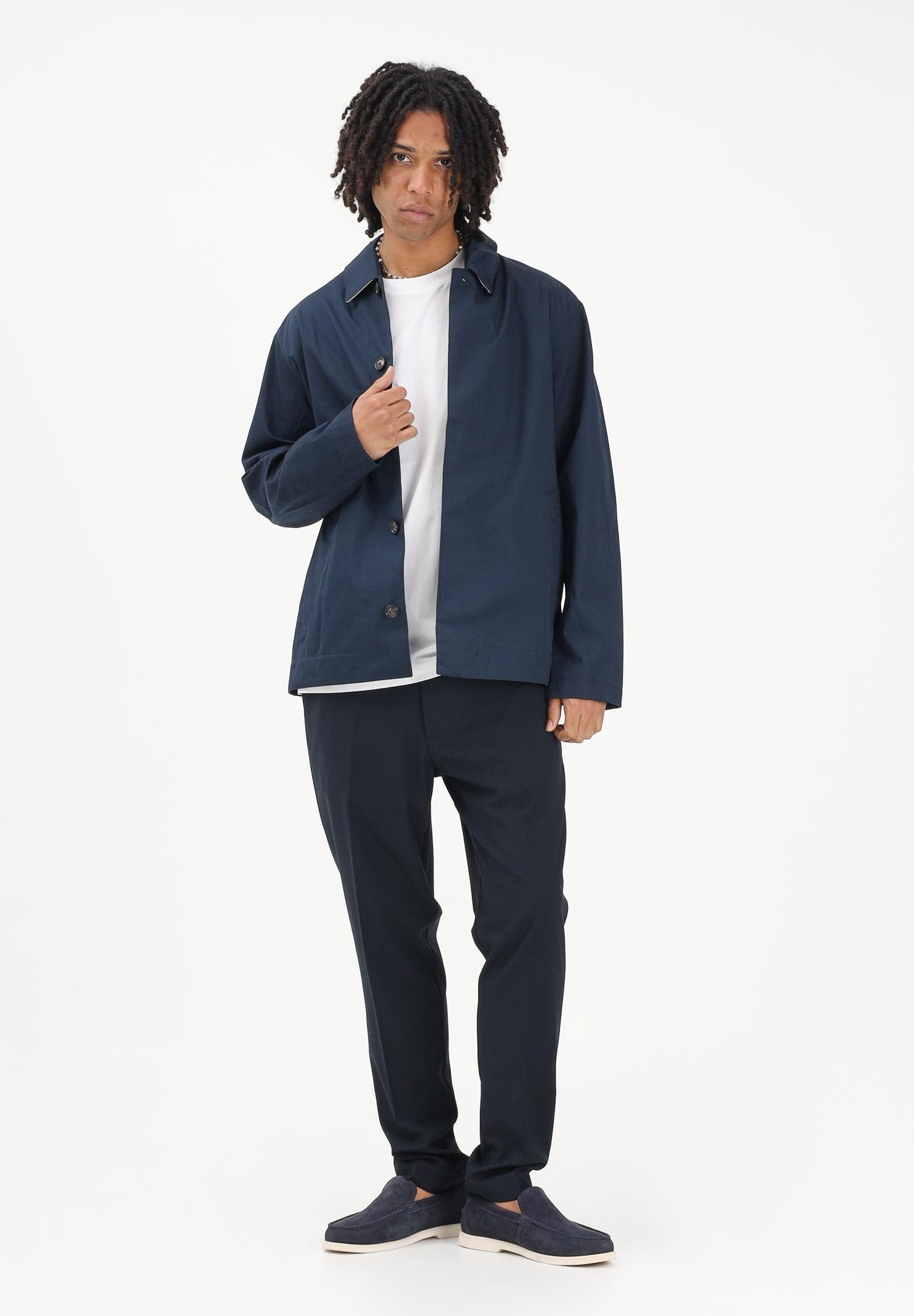 BARBOUR Giacca impermeabile Rokig blu da uomo 261-MWB1130 NY72 BARBOUR
