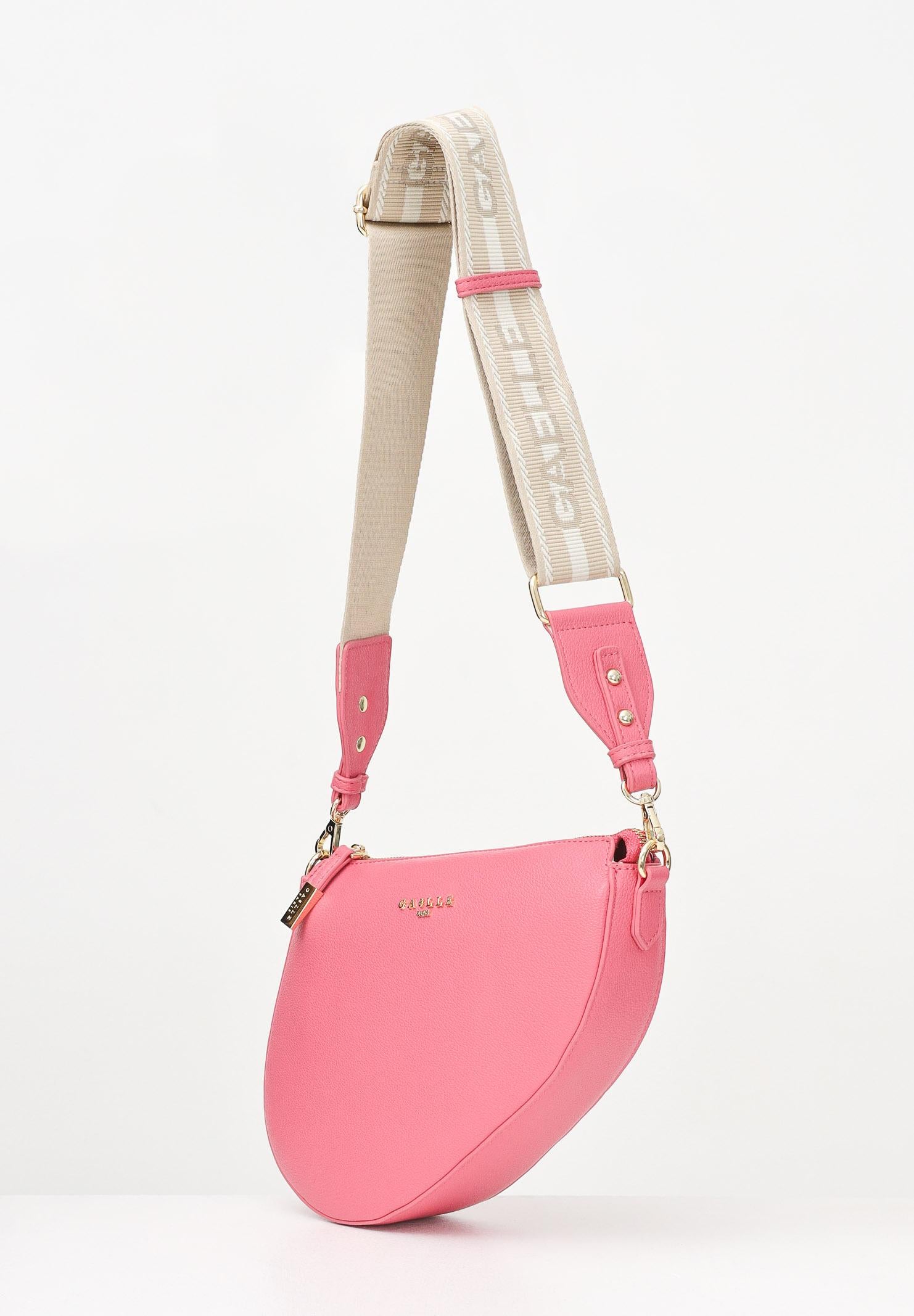 GAELLE Borsa a tracolla rosa da donna dalla silhouette asimmetrica GAACW02216 VI08 GAELLE