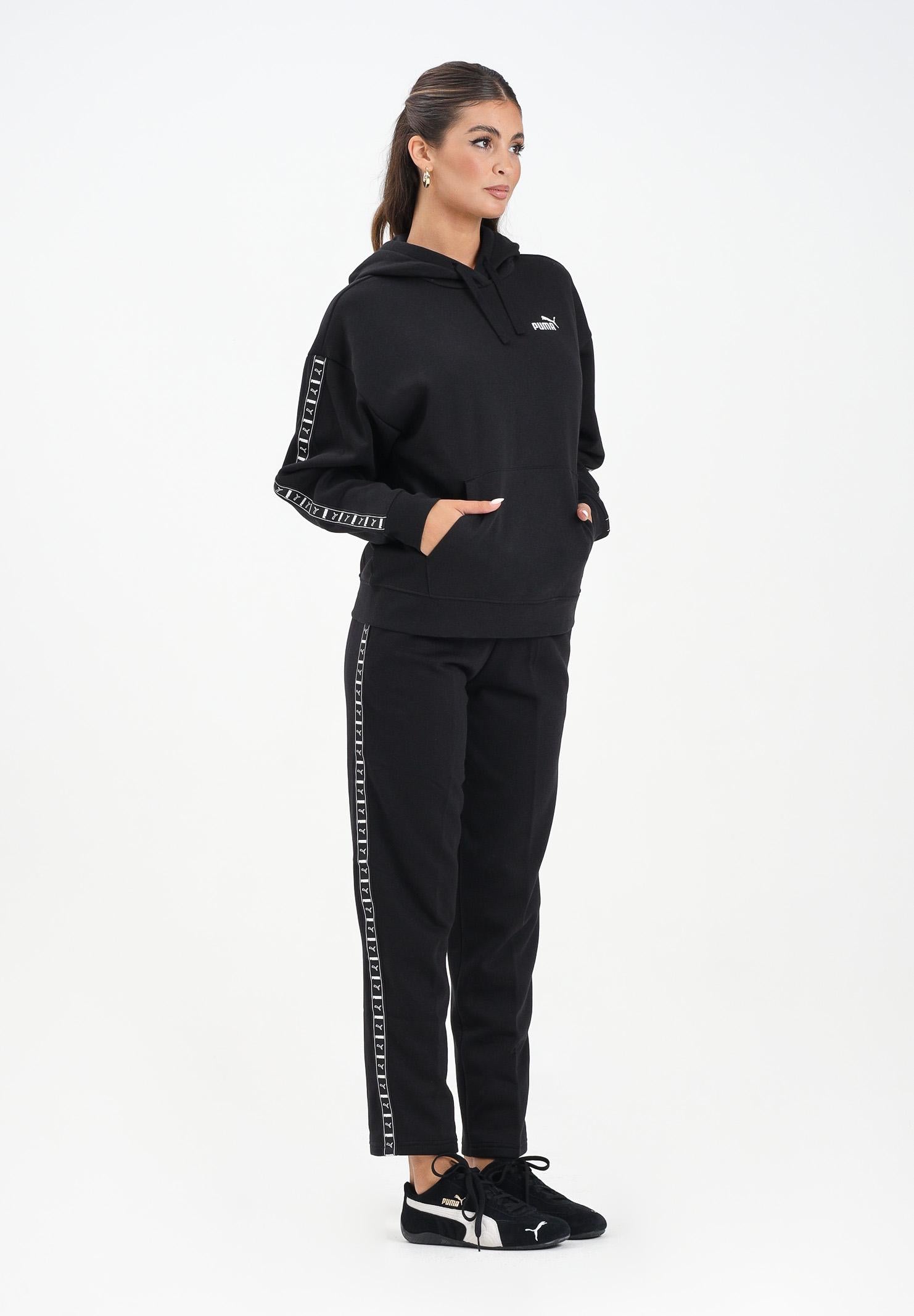 PUMA Pantalone sportivo Essentials Tape nero da donna 688098 01 PUMA