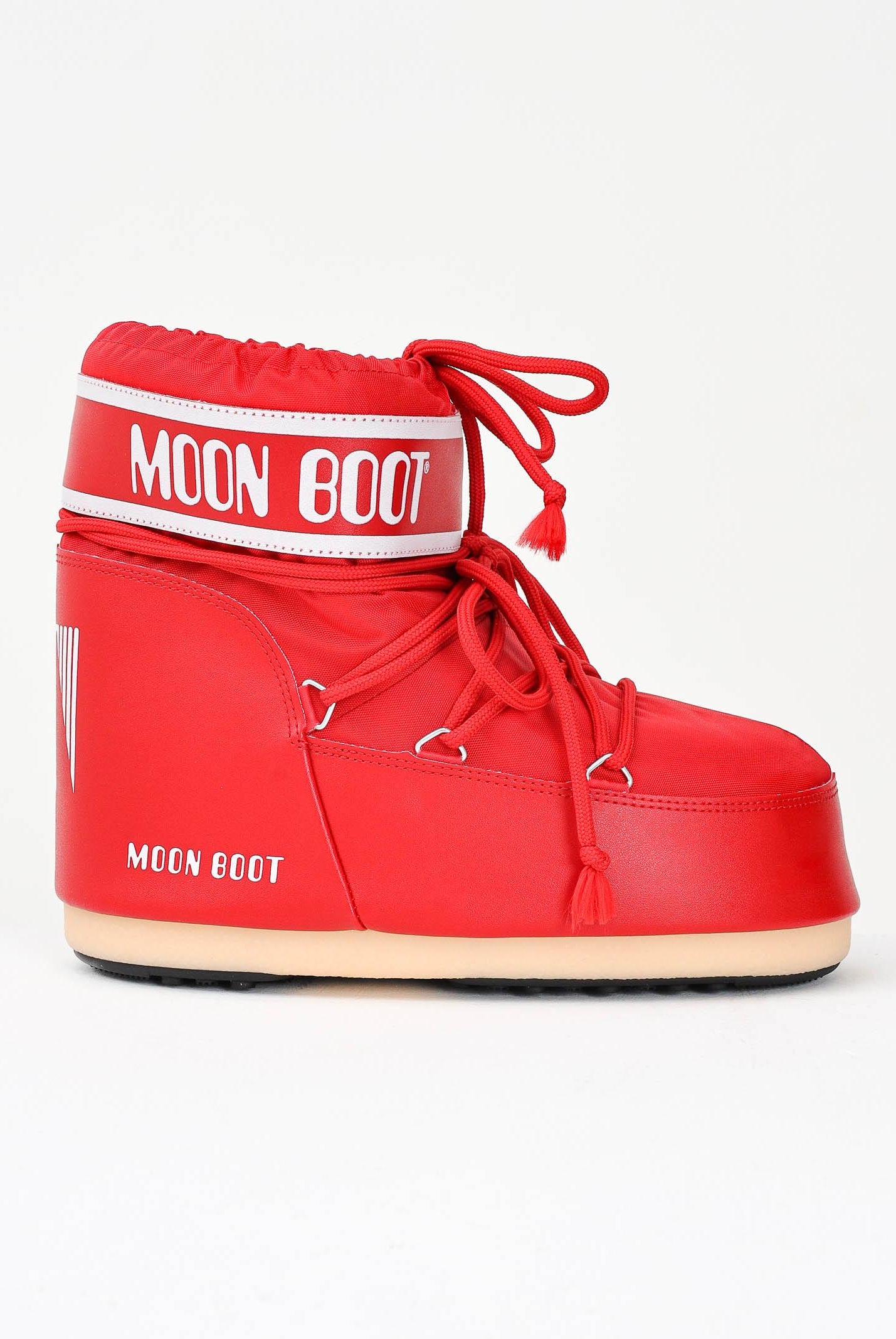 MOON BOOT Stivali da neve ICON LOW rossi per uomo e donna 80D1409340 D001 MOON BOOT