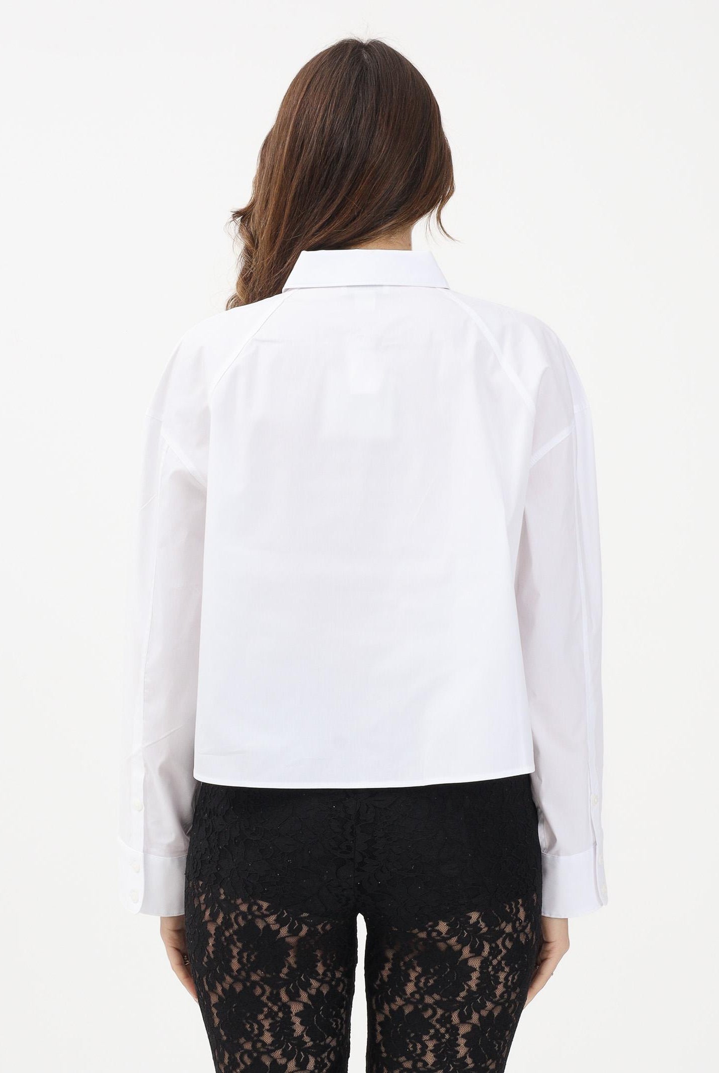 CALVIN KLEIN JEANS Camicia a manica lunga bianca da donna LV047C141GYAA . CALVIN KLEIN JEANS