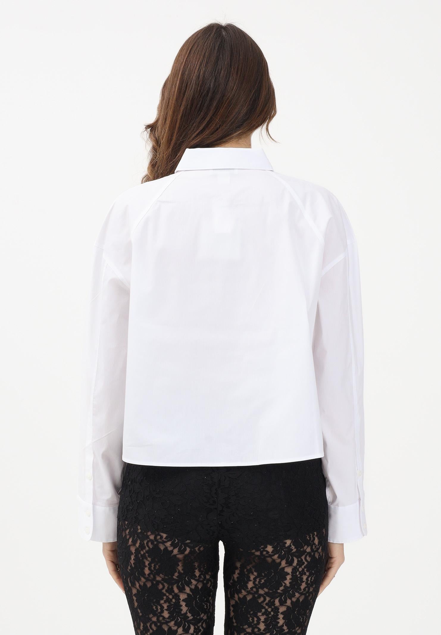 CALVIN KLEIN JEANS Camicia a manica lunga bianca da donna LV047C141GYAA . CALVIN KLEIN JEANS