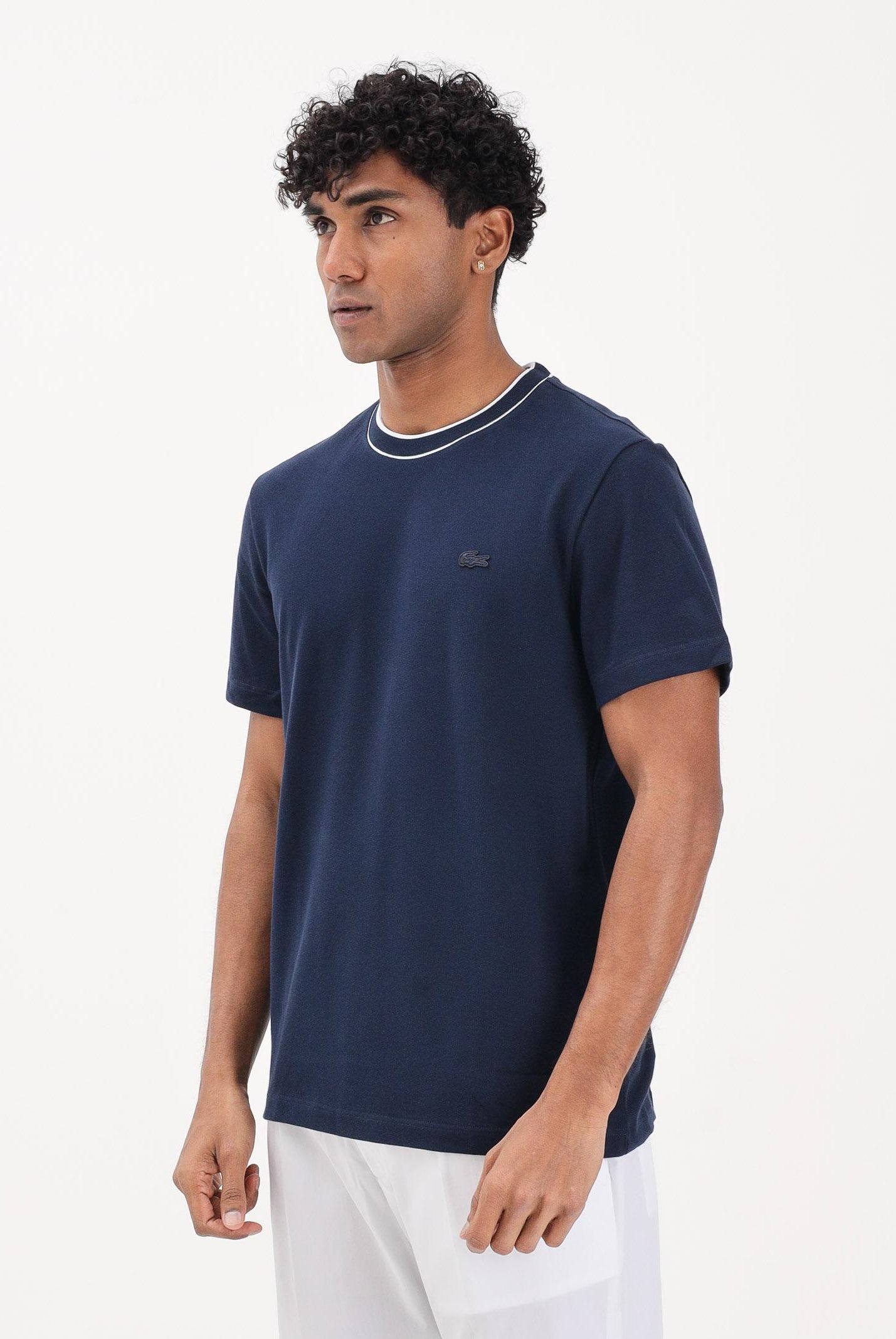 LACOSTE T-shirt a manica corta Made in France blu da uomo TH8174 166 LACOSTE