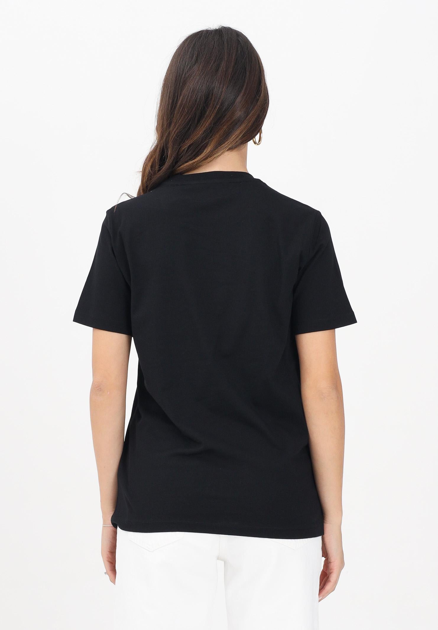 ELISABETTA FRANCHI T-shirt a manica corta nera da donna con stampa MA63D56E2 110 ELISABETTA FRANCHI