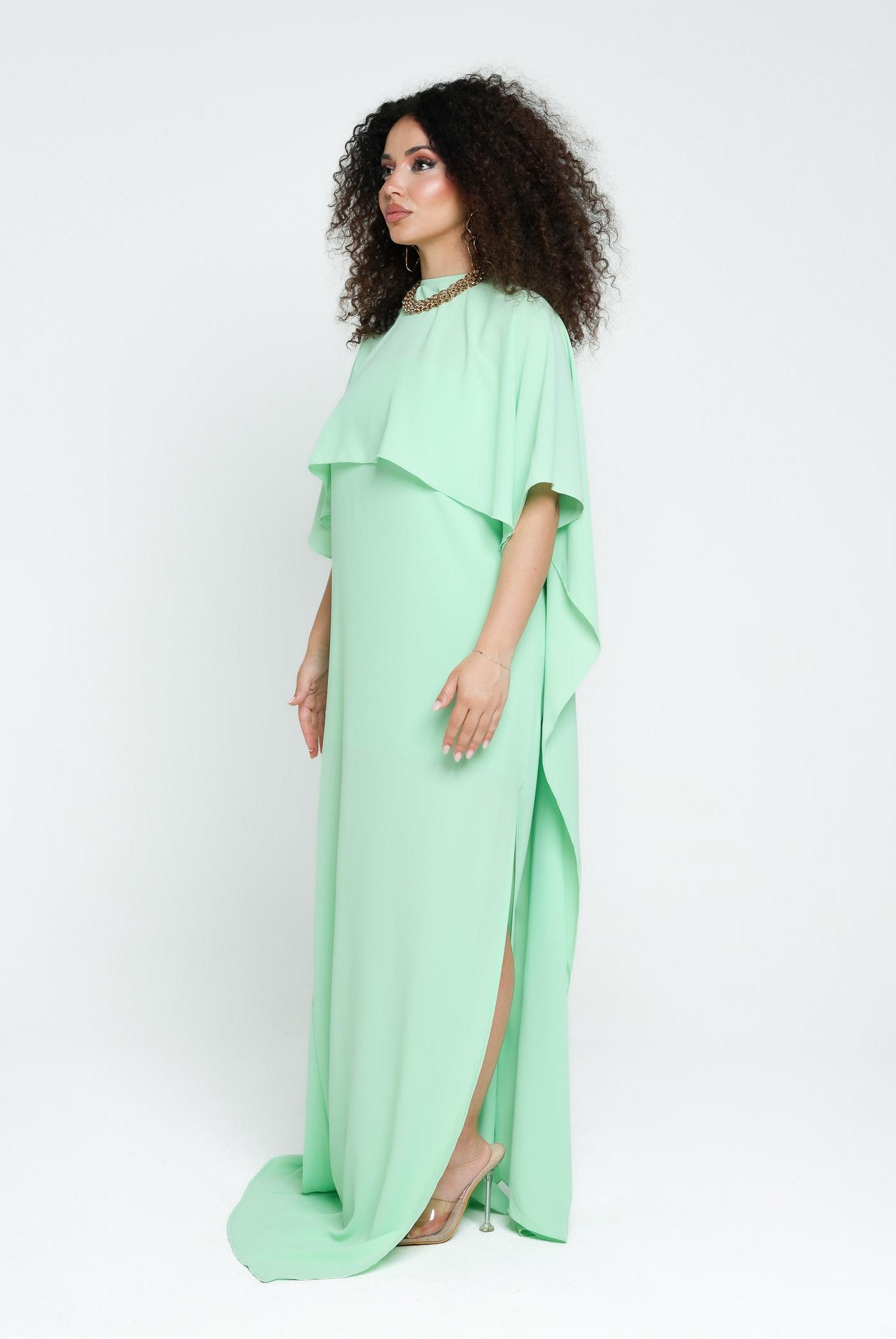 SANTAS Stola ÉCLAIR verde da donna PV2507 VERDE SANTAS