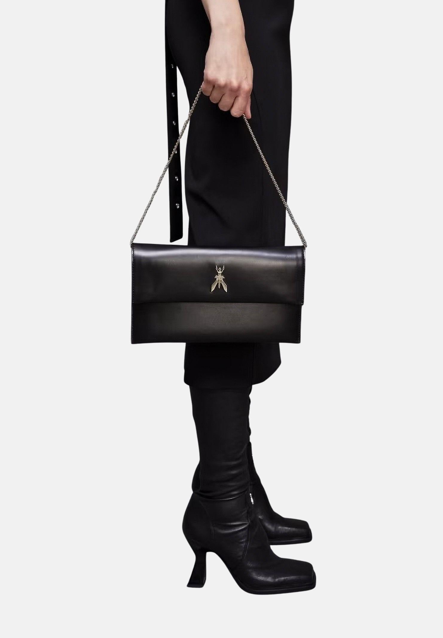 PATRIZIA PEPE Pochette Fly nera da donna CB5460L011 K118 PATRIZIA PEPE