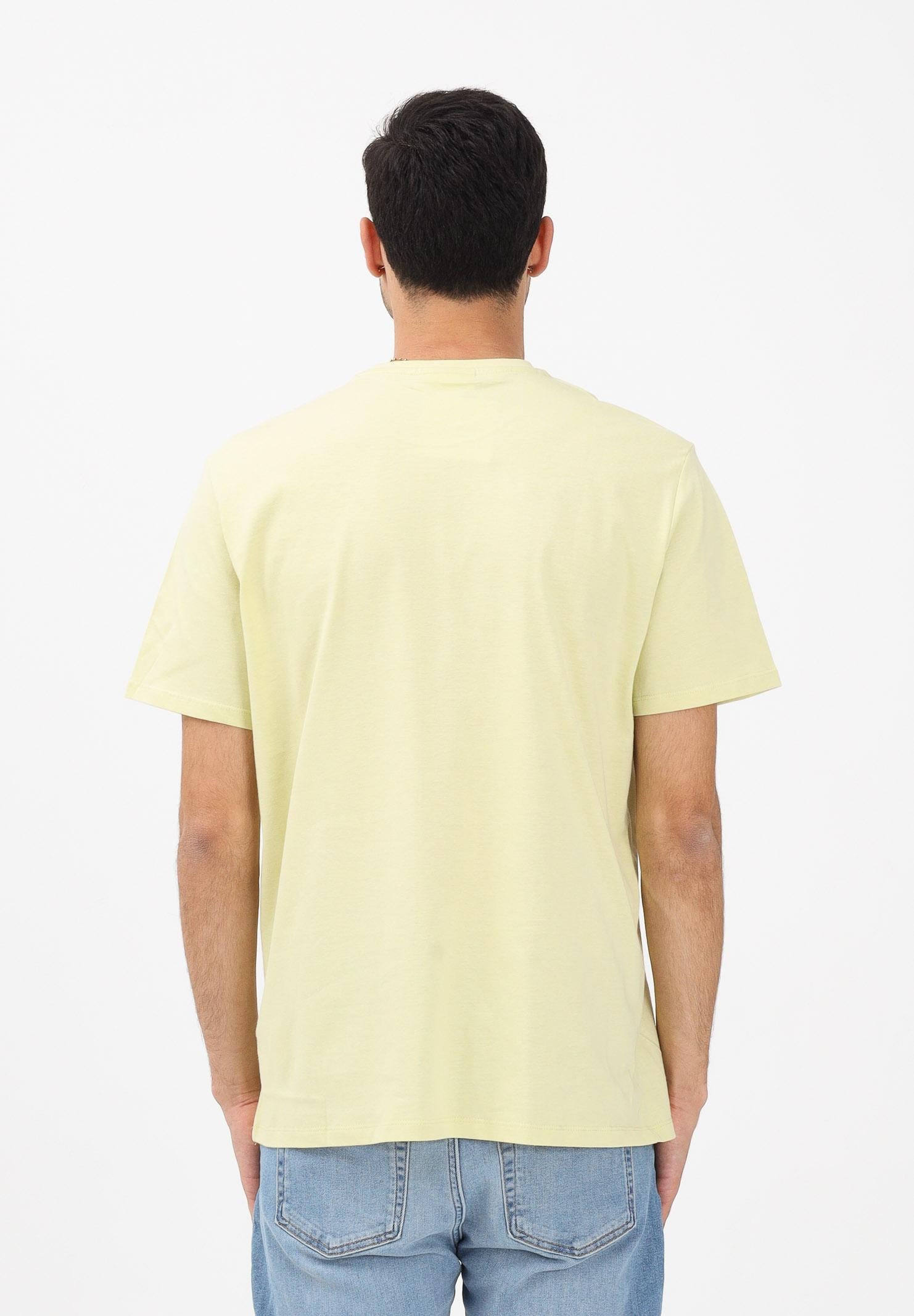 CALVIN KLEIN JEANS T-shirt a manica corta verde lime da uomo con logo LV04RD254G2EZ . CALVIN KLEIN JEANS