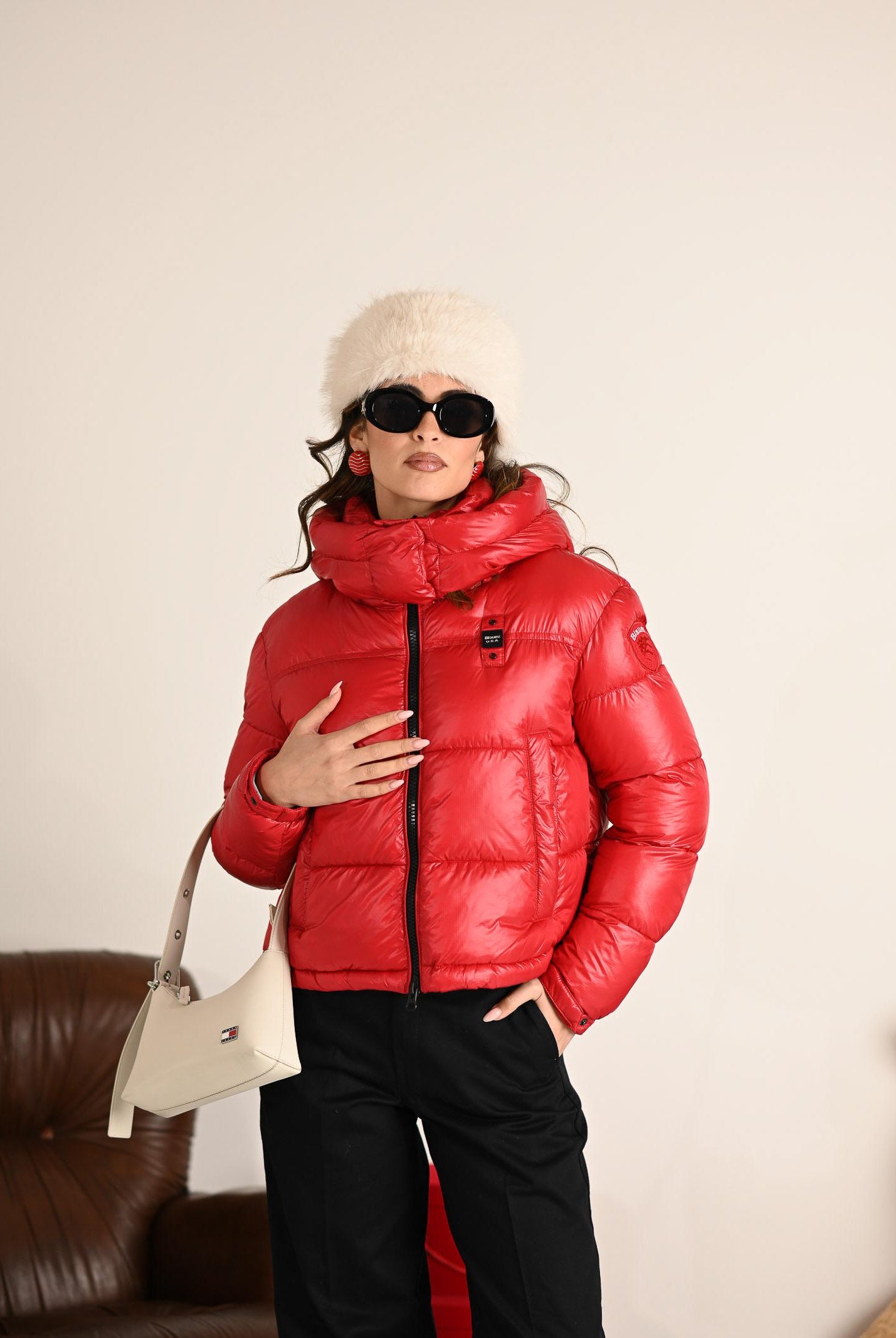 BLAUER Piumino GLORIA rosso da donna 25WBLDC02170-006648 552GG BLAUER