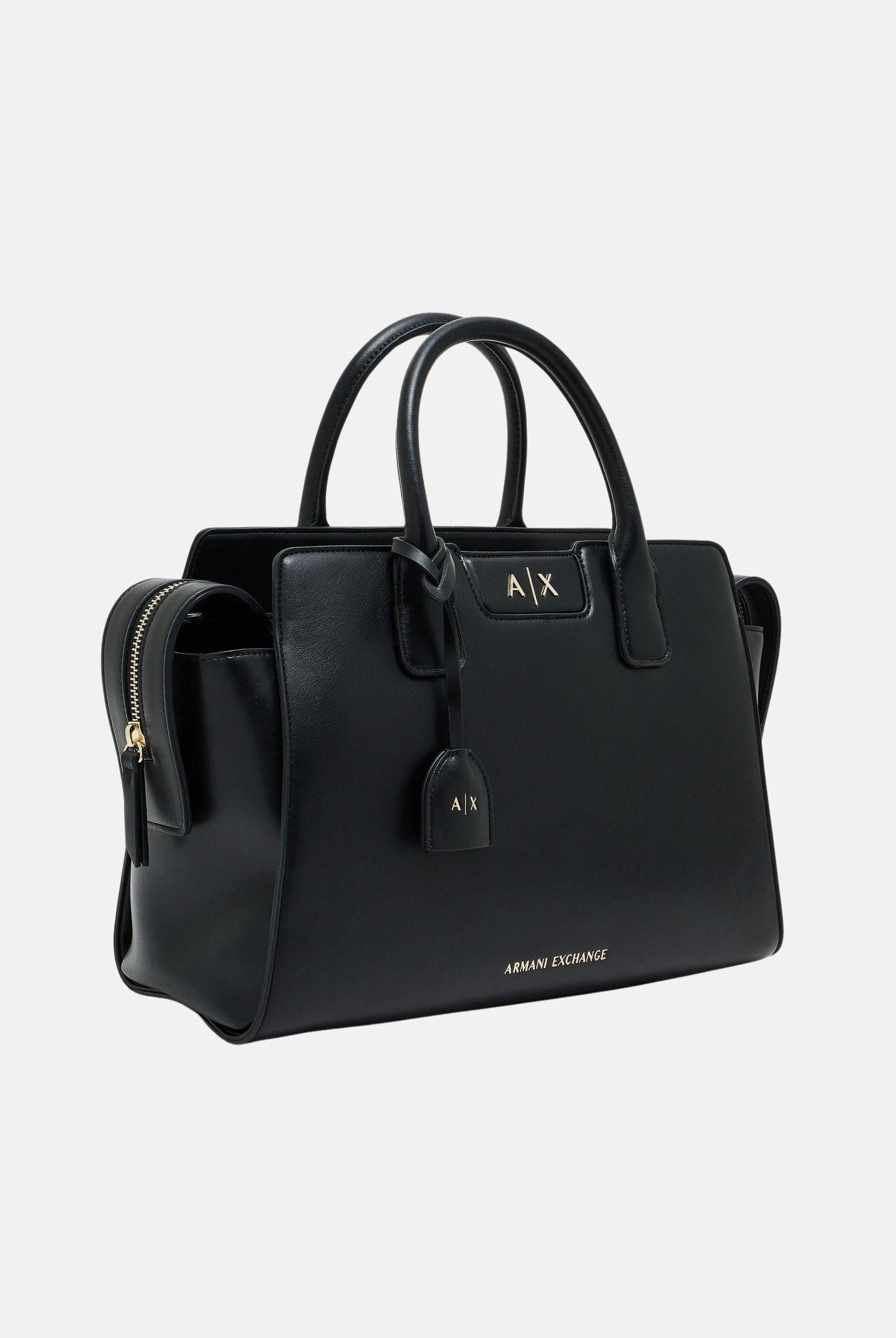 ARMANI EXCHANGE Borsa a mano nera da donna con logo XW002158AF19892 UC001 ARMANI EXCHANGE