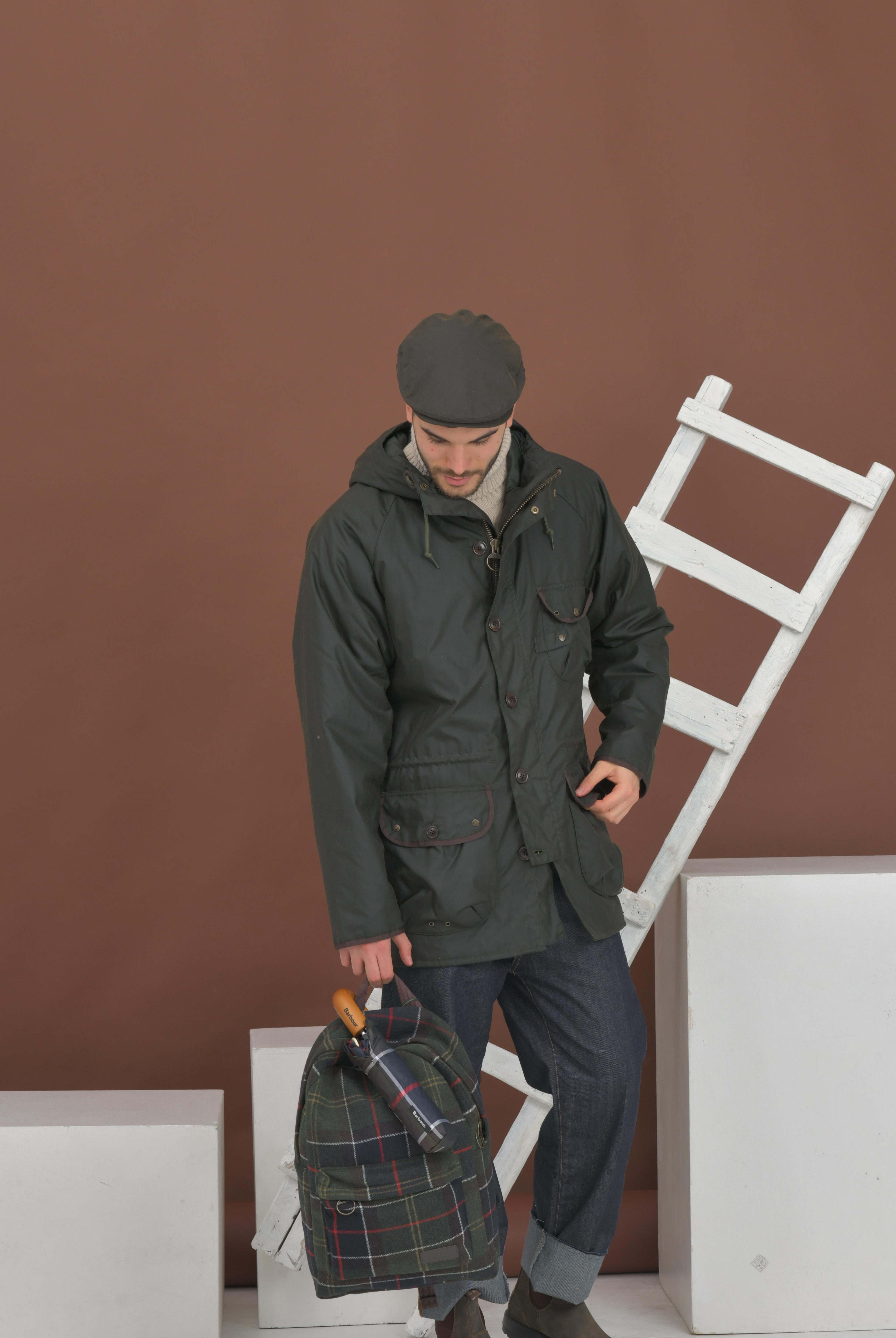 BARBOUR Parka Field felce da uomo 242-MWX2349MWX OL52 BARBOUR