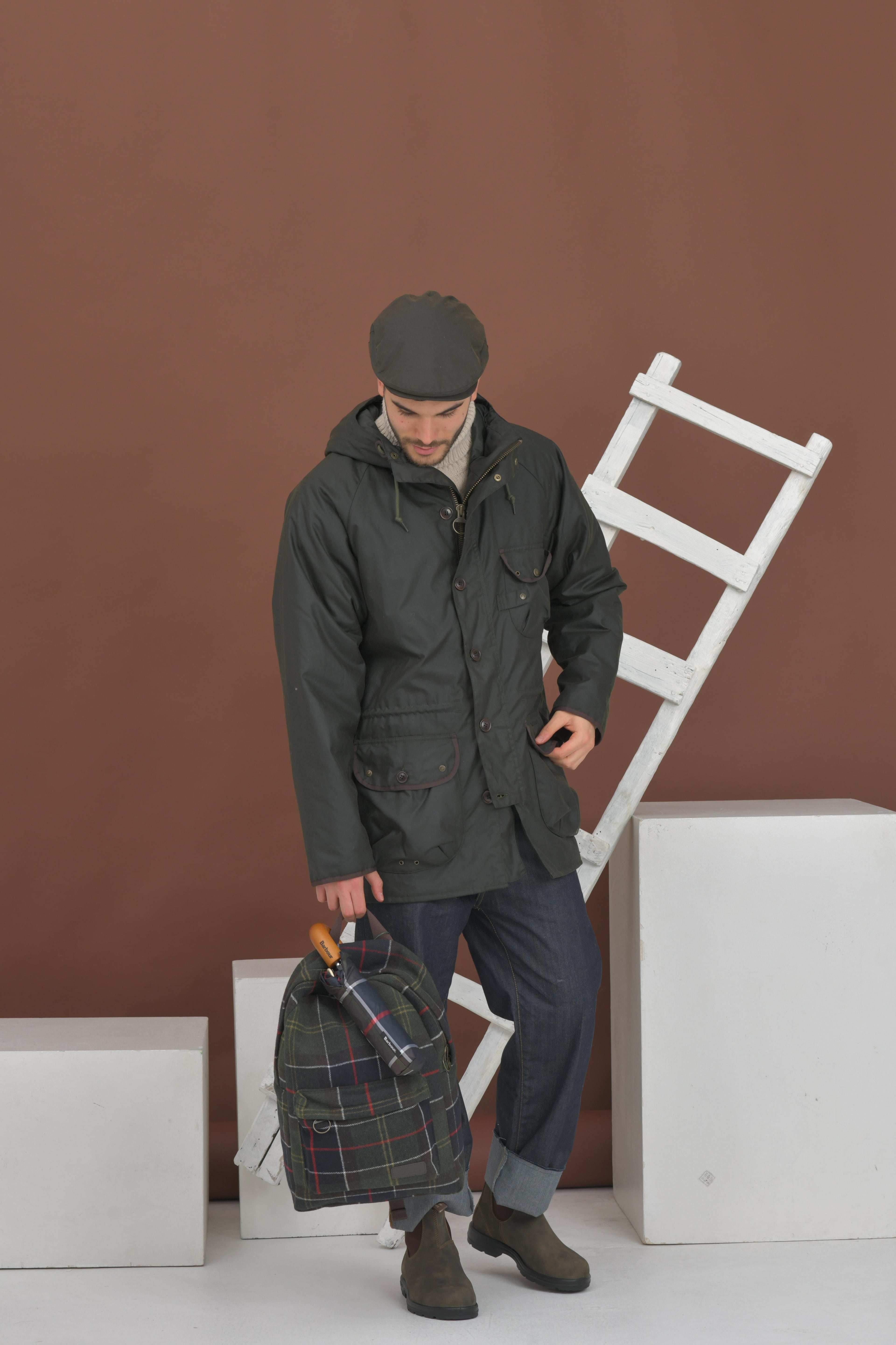 BARBOUR Parka Field felce da uomo 242-MWX2349MWX OL52 BARBOUR