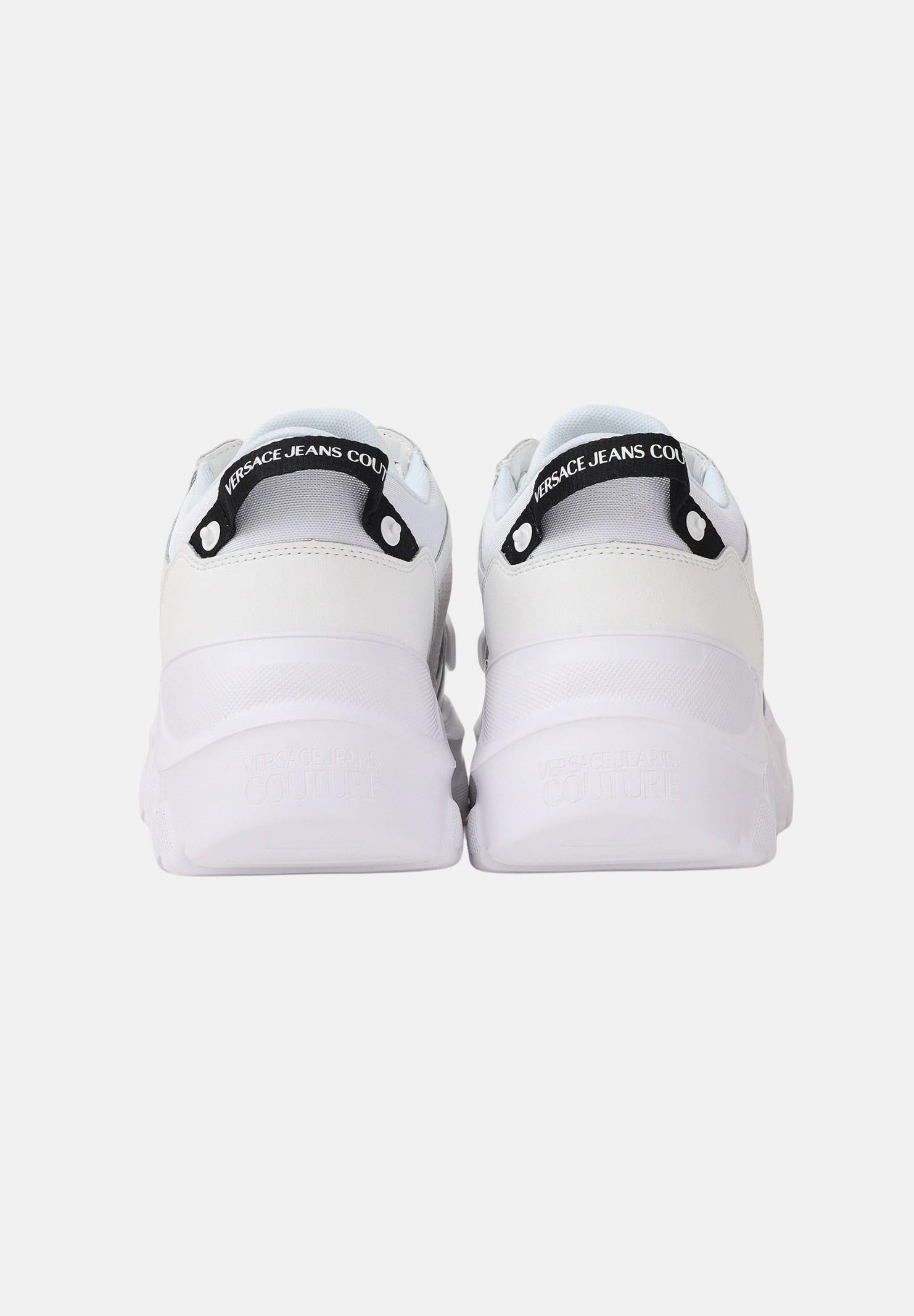VERSACE JEANS COUTURE Sneakers bianche da uomo con logo 80YA3SC4ZSE20 003 VERSACE JEANS COUTURE