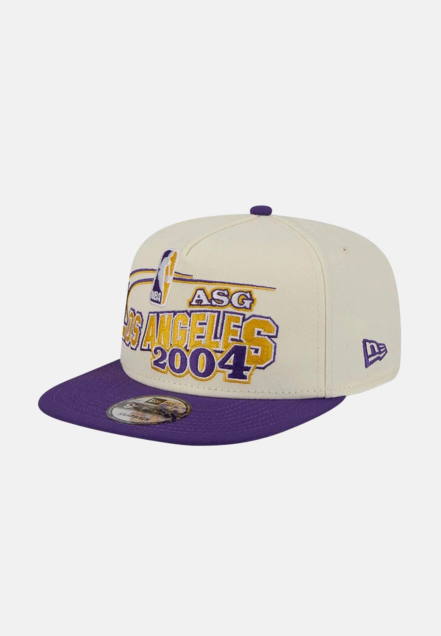 NEW ERA Cappello con visiera 9FIFTY A-Frame LA Lakers NBA Hardwood Classic All Star Game panna per uomo e donna 60856467 . NEW ERA