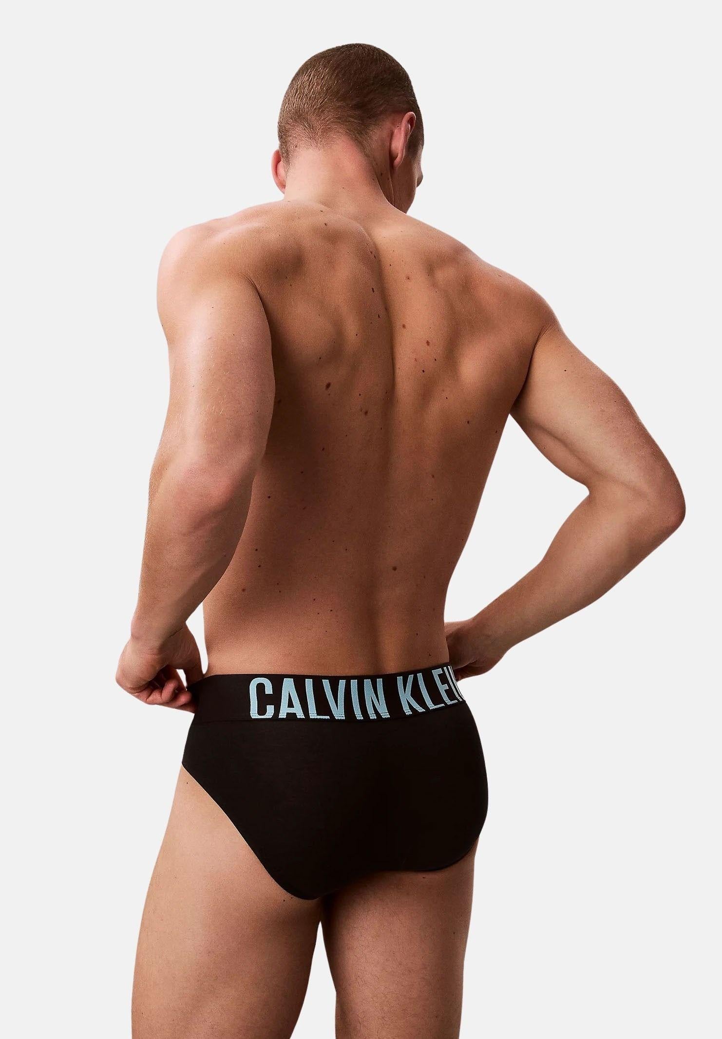 CALVIN KLEIN Set da 3 slip neri da uomo 000NB3607A 54L CALVIN KLEIN