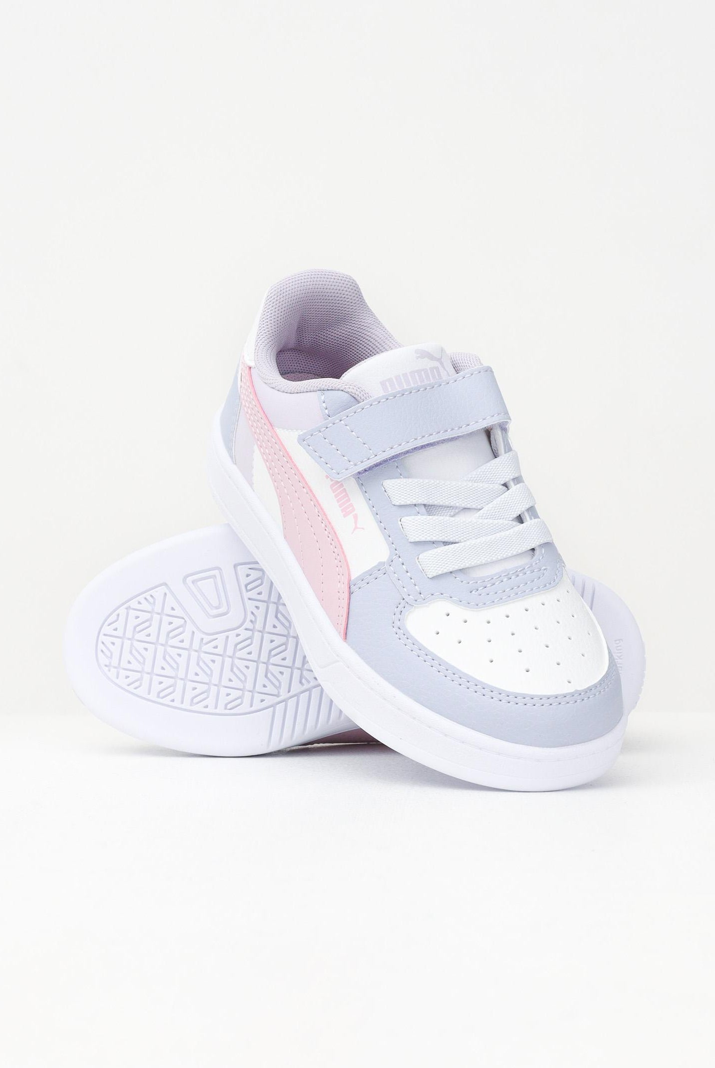 PUMA Sneakers Caven 2.0 Block azzurre, rosa e bianche da bambina 394462 15 PUMA