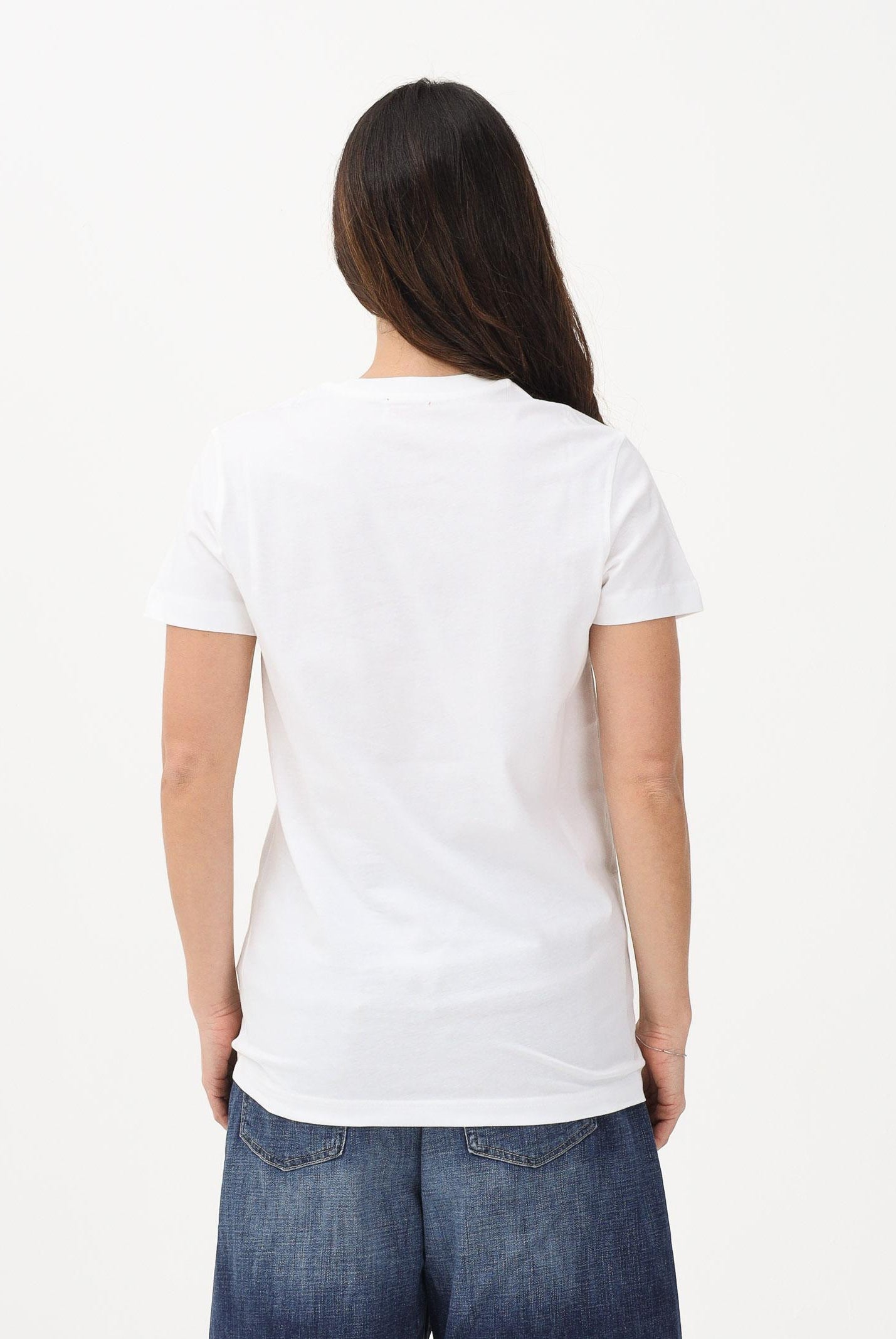DIESEL T-shirt a manica corta bianca per donna, ragazzi e bambini con logo J027700CATM K100 DIESEL