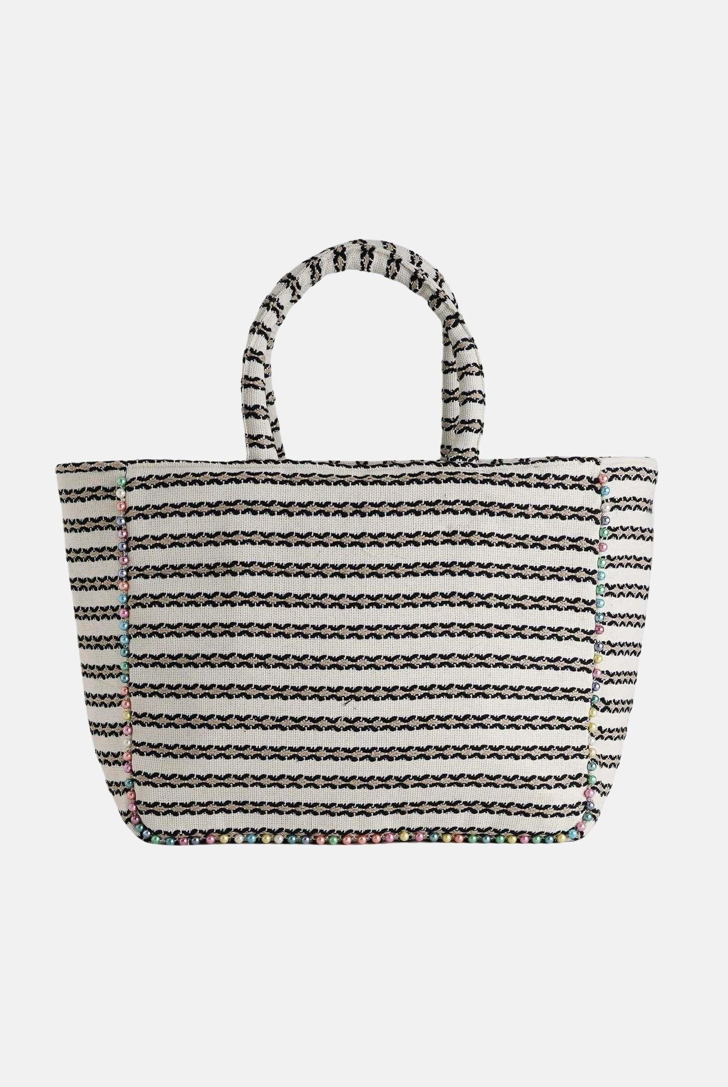 MARC ELLIS Borsa mare Buby L Indy26 panna e nera da donna BUBY-L-INDY26 01 MARC ELLIS