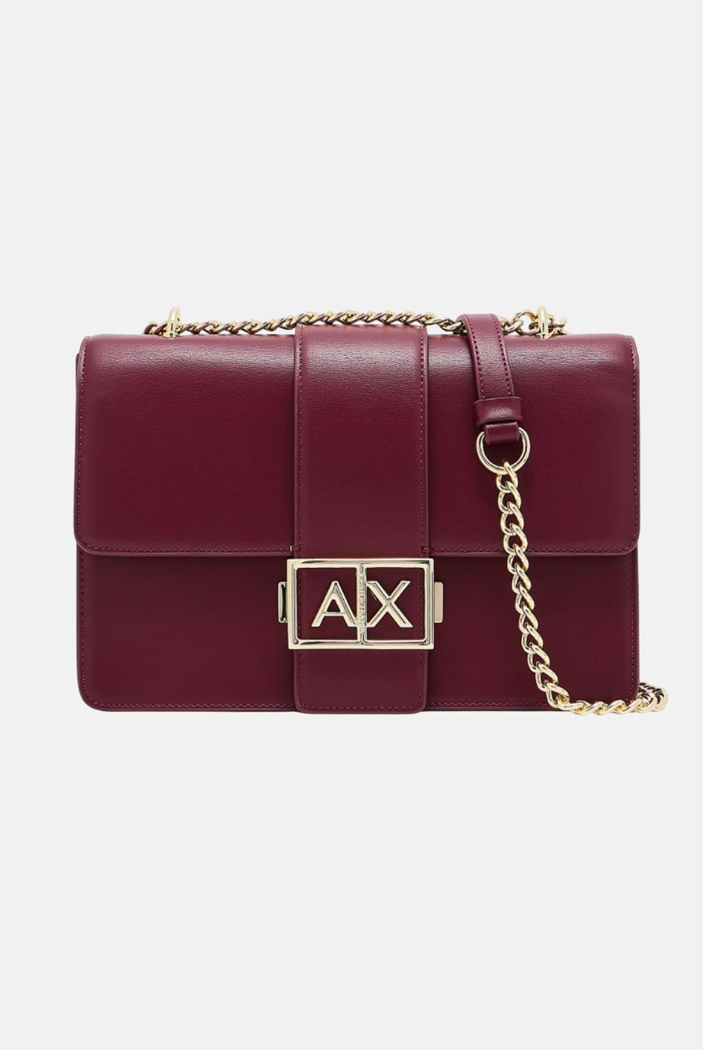 ARMANI EXCHANGE Borsa a tracolla bordeaux da donna con logo XW000070AF12039 UA343 ARMANI EXCHANGE