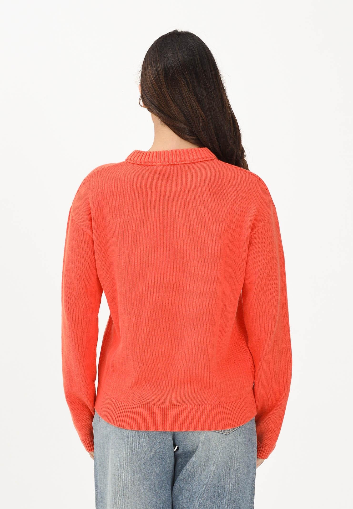 MARNI Maglioncino girocollo arancione per donna, bambino e bambina con tasca applicata M01775M00XA 0M436 MARNI