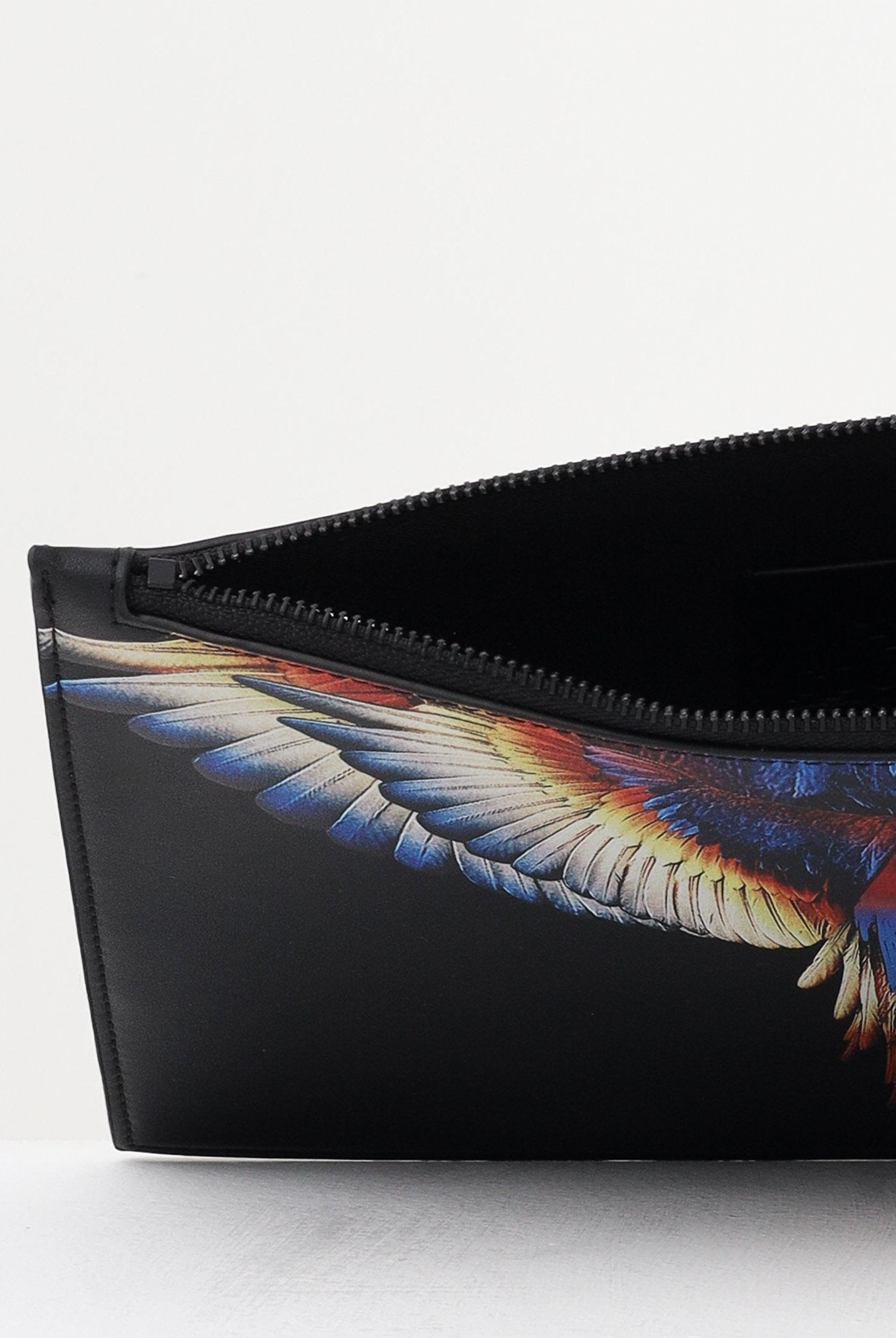 MARCELO BURLON COUNTY OF MILAN Pochette a mano nera per uomo e donna con stampa COMAF250133 MARCELO BURLON COUNTY OF MILAN