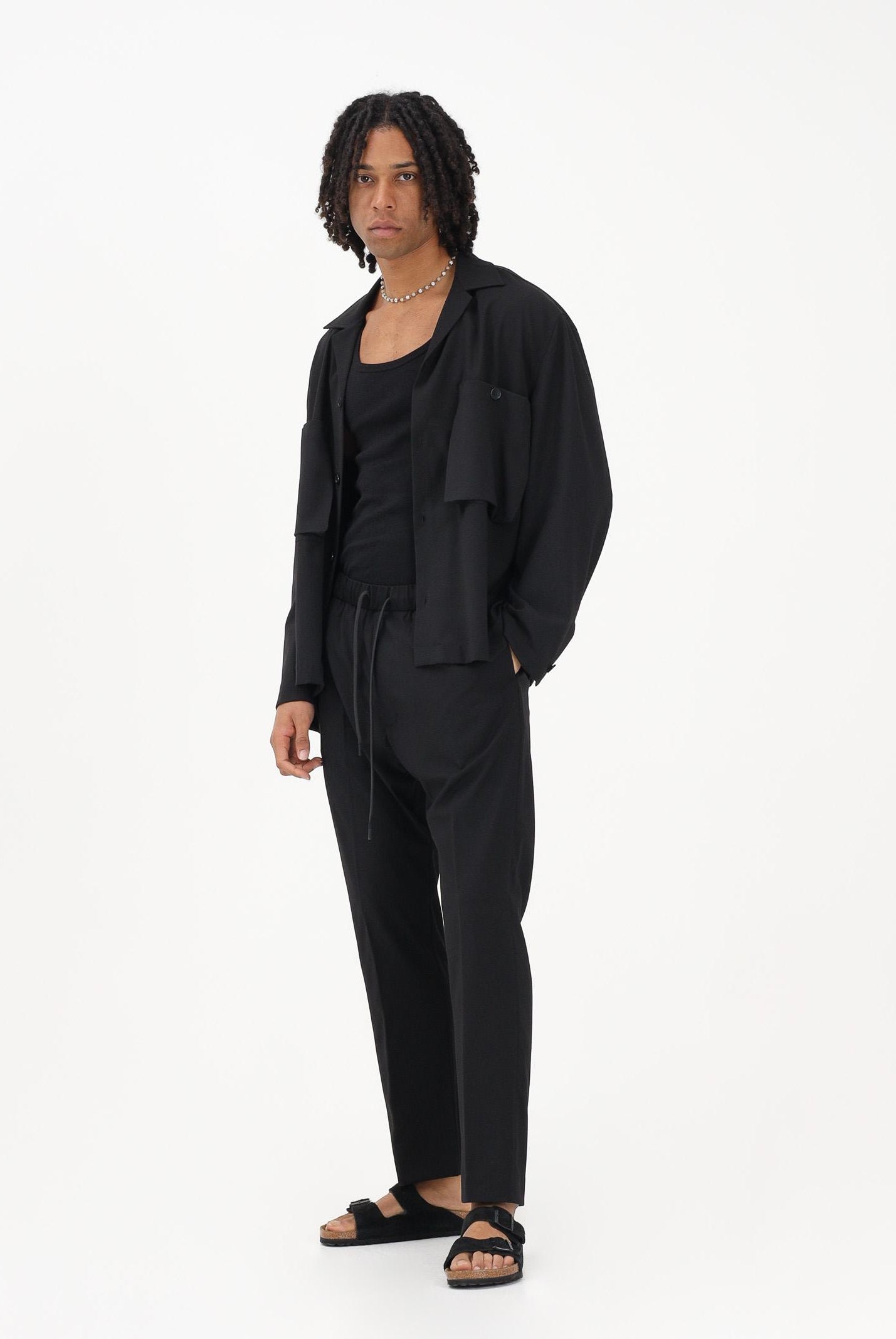 I'M BRIAN Pantalone nero da uomo PA3685 009 I'M BRIAN