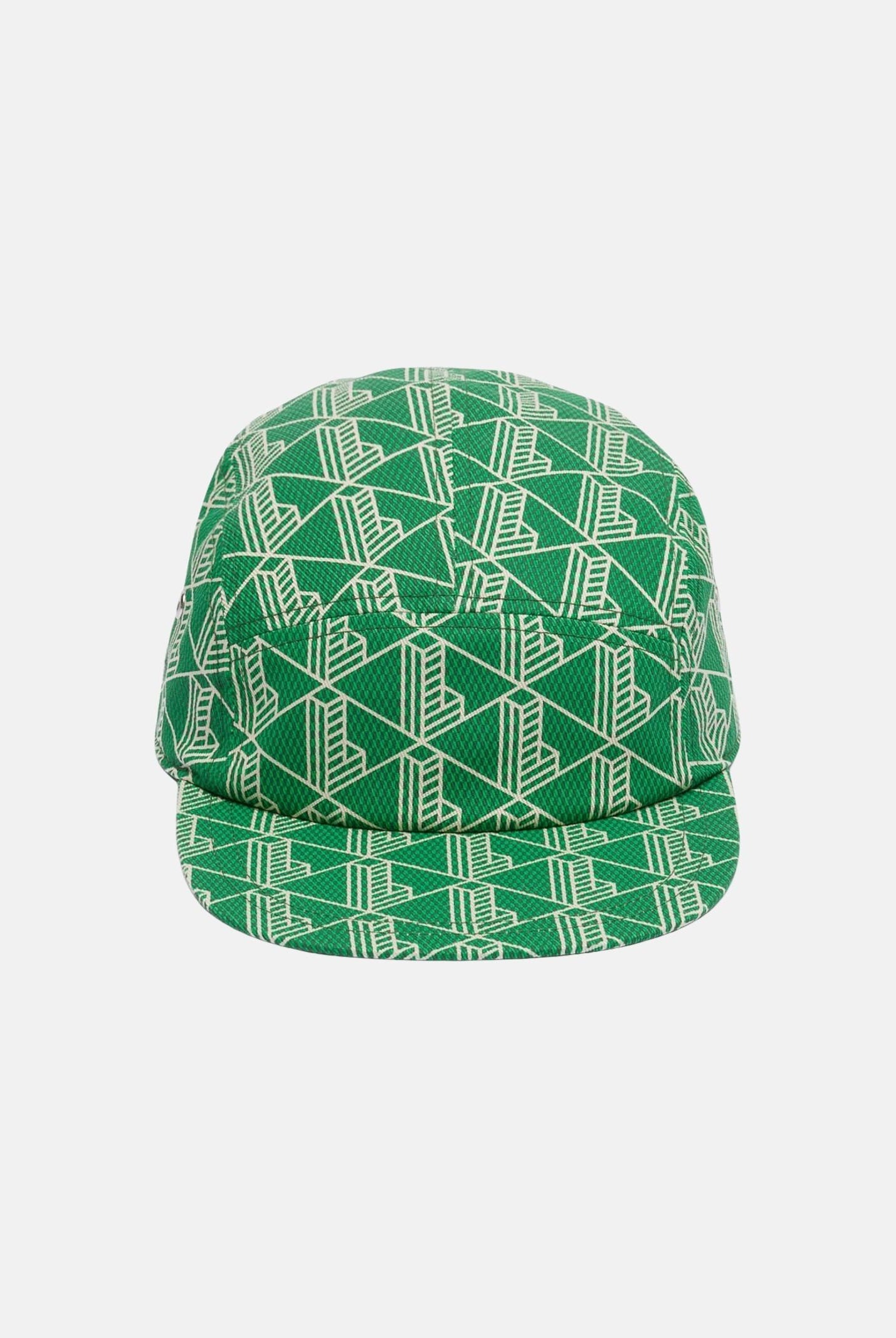 LACOSTE Cappello con visiera verde per uomo e donna caratterizzato da stampa monogram RK0763 HEI LACOSTE