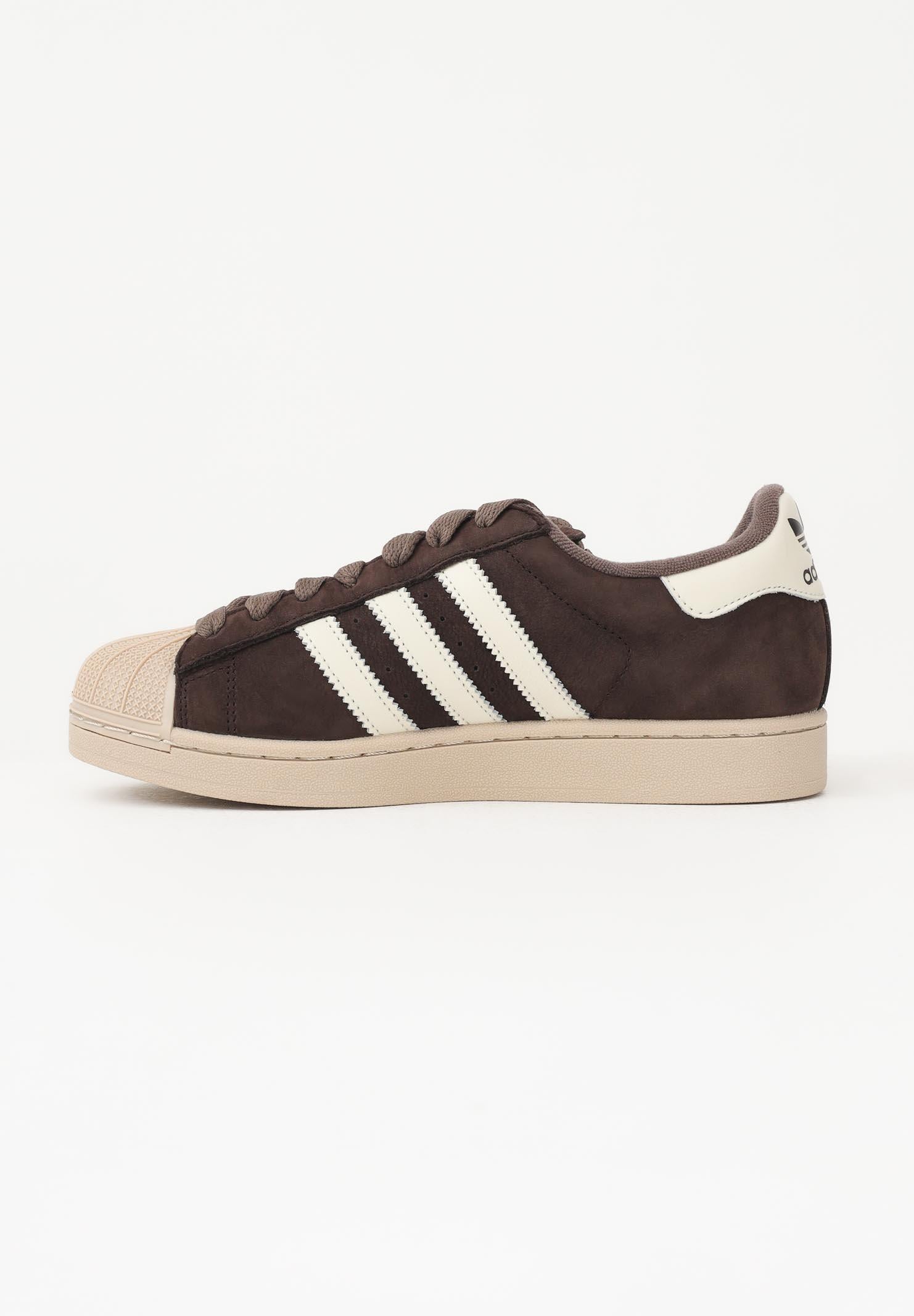 ADIDAS ORIGINALS Sneakers SUPERSTAR II marroni per uomo e donna IH9314 . ADIDAS ORIGINALS
