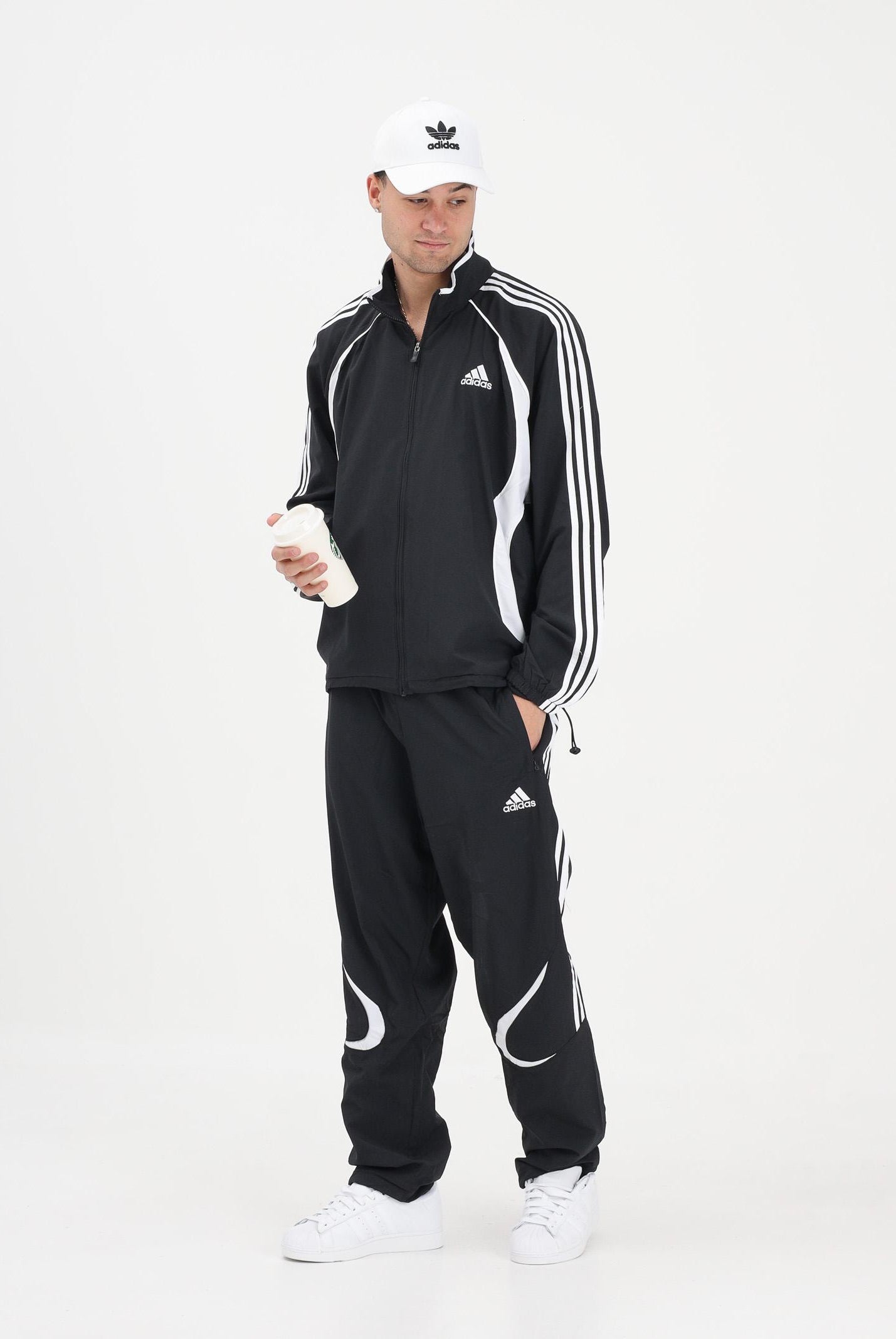ADIDAS ORIGINALS Pantalone sportivo Teamgeist Adicolor nero da uomo KD5863 . ADIDAS ORIGINALS