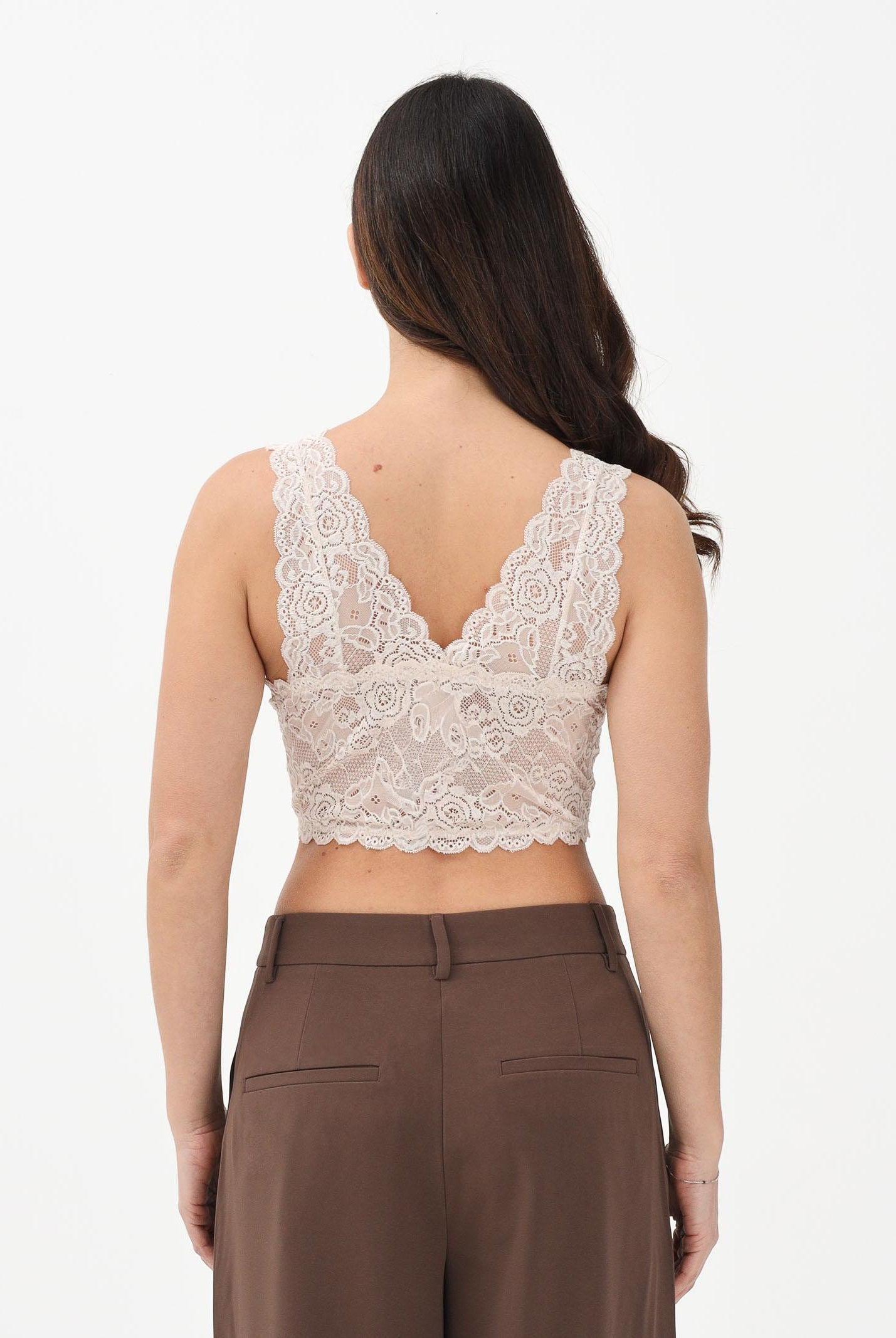 ONLY Bralette panna da donna 15107599 PETA ONLY