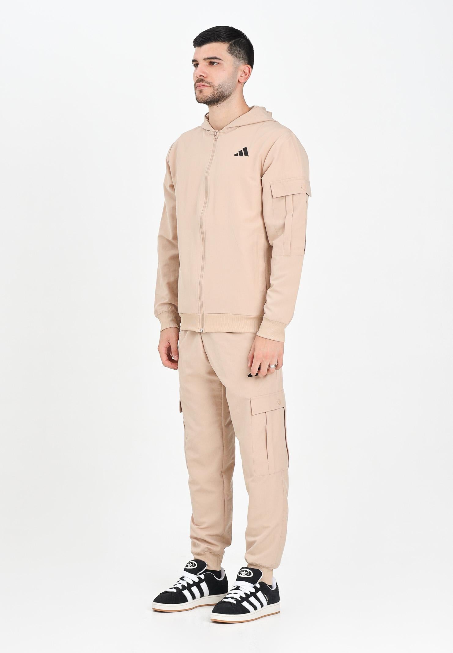 ADIDAS PERFORMANCE Tuta Cargo beige da uomo JN1807 . ADIDAS PERFORMANCE