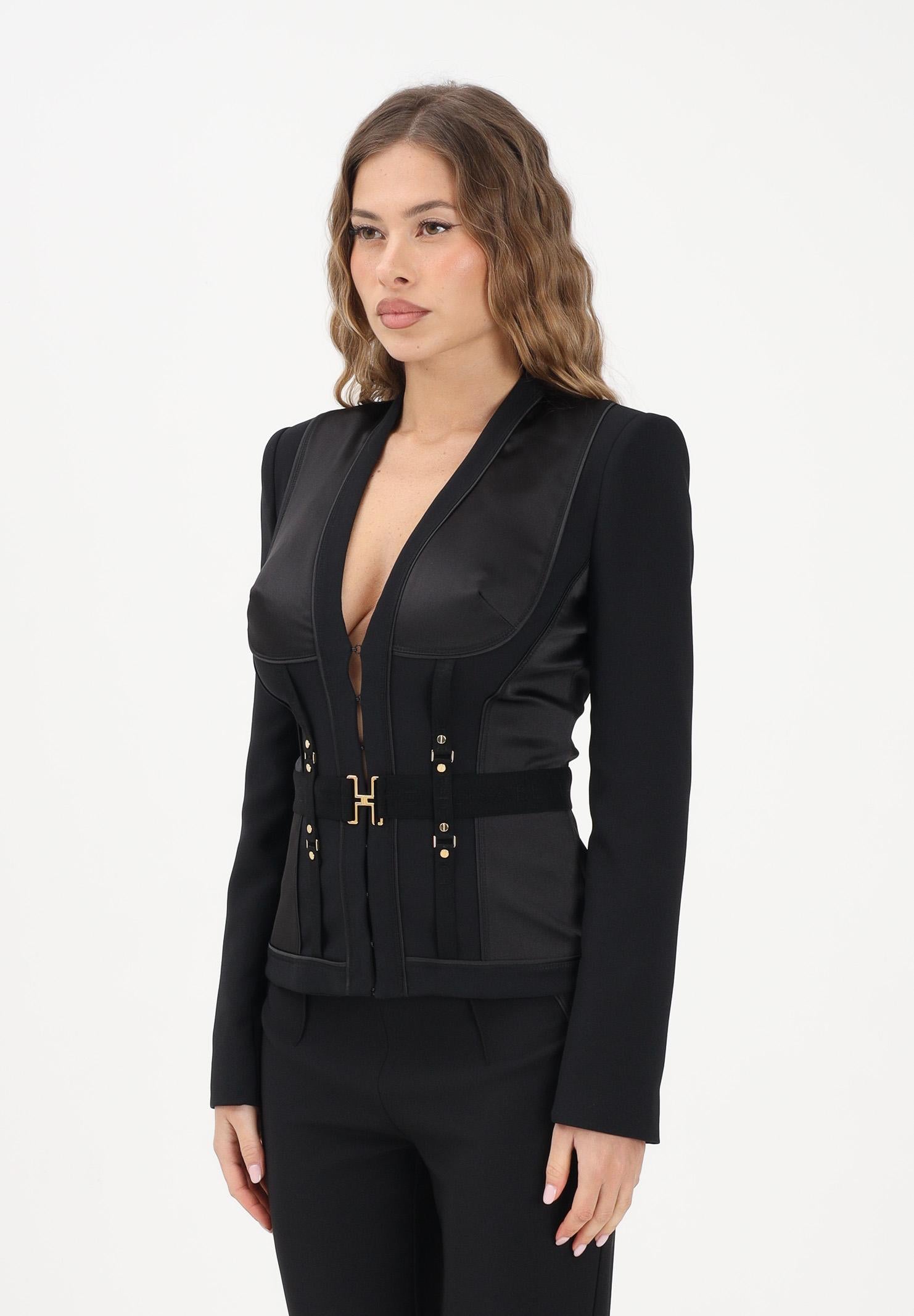 ELISABETTA FRANCHI Giacca bustier nera da donna GI23362E2 110 ELISABETTA FRANCHI