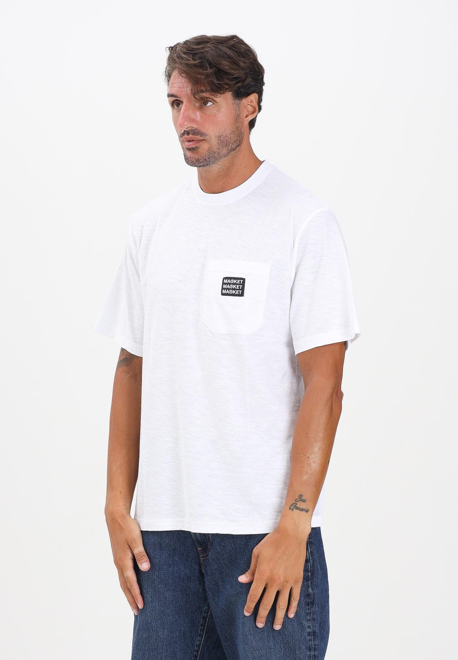 MARKET T-shirt a manica corta CALL MY LAWYER 3D bianca da uomo F5MKMATH058 001 MarKET