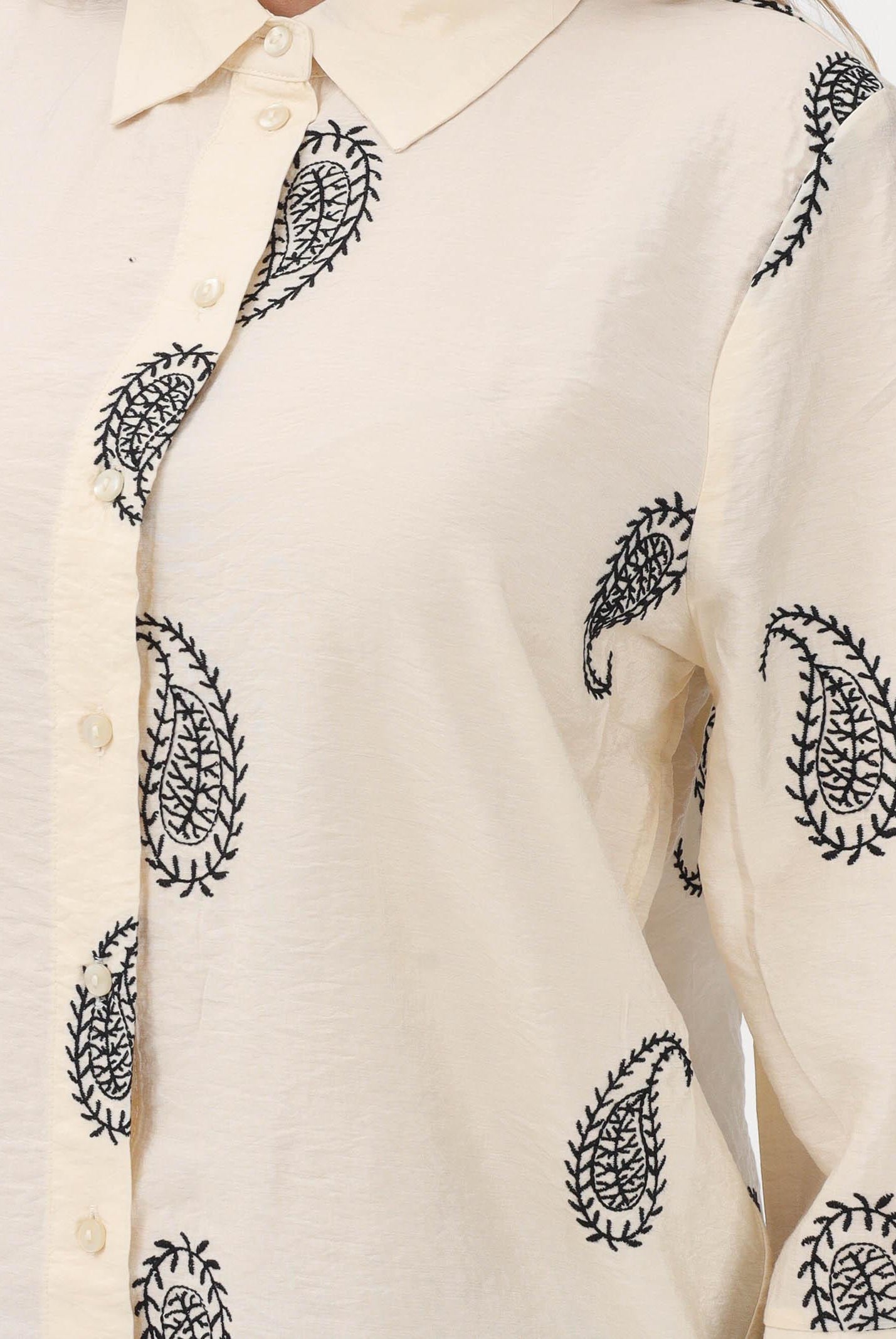 JDY Camicia panna da donna con fantasia paisley 15367956 ECBL JDY