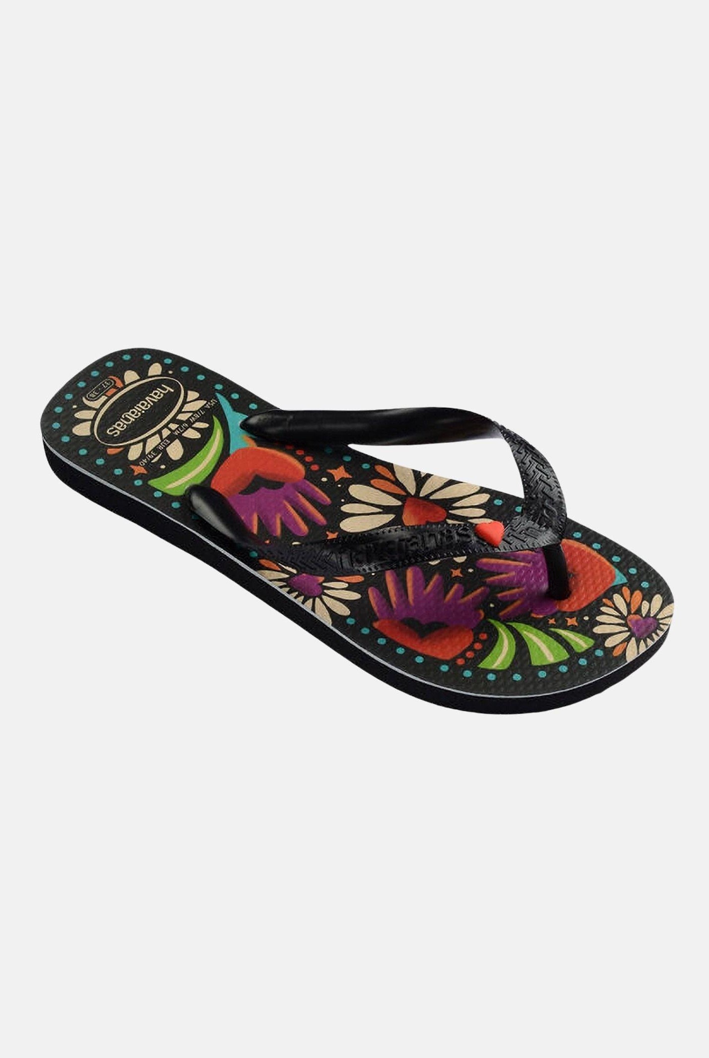 HAVAIANAS infradito Top Begonia Coração Black nero donna. 4150745 0090 HAVAIANAS