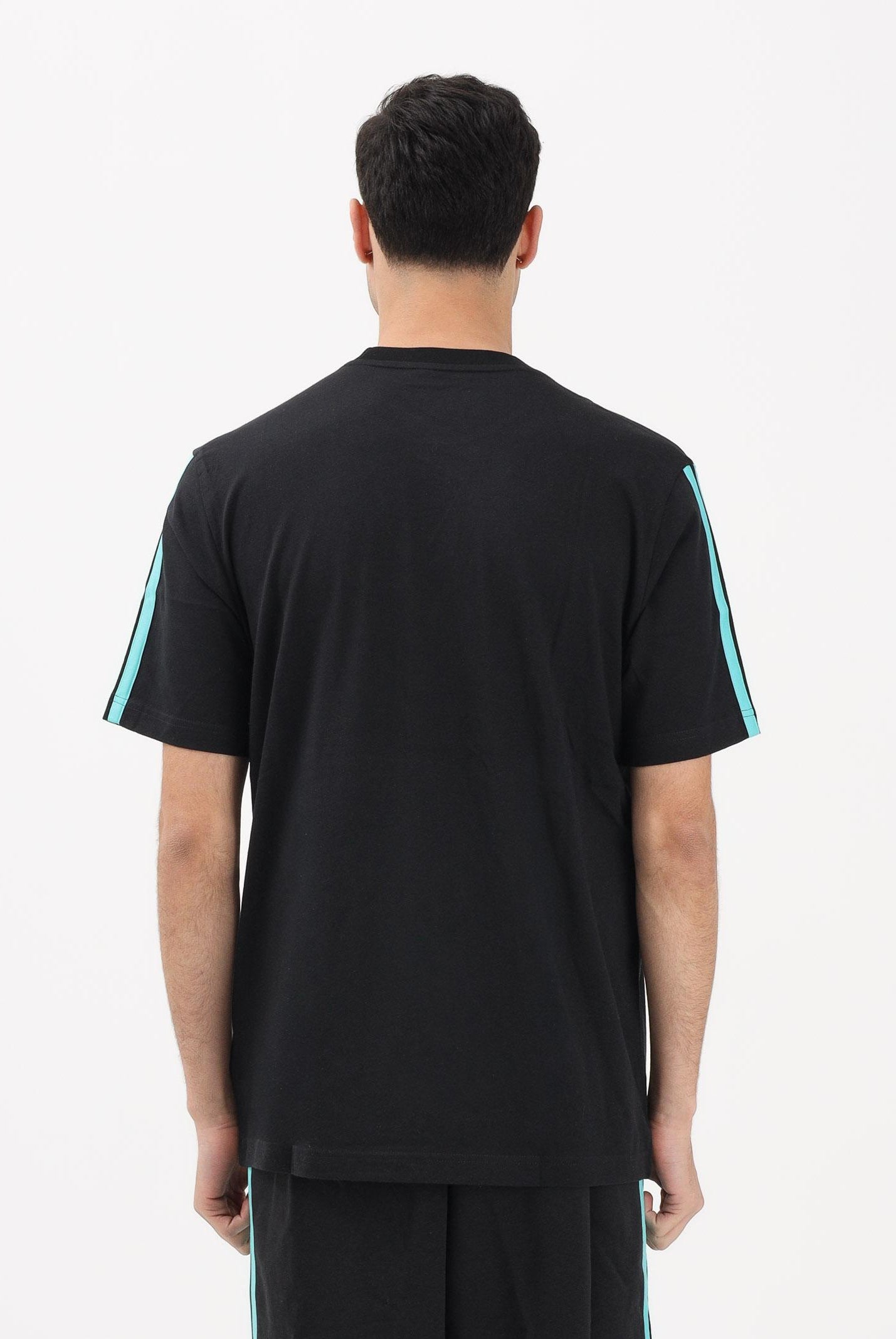 ADIDAS PERFORMANCE T-shirt a manica corta MERCEDES-AMG PETRONAS FORMULA 1 TEAM DNA nera da uomo KE8161 . ADIDAS PERFORMANCE