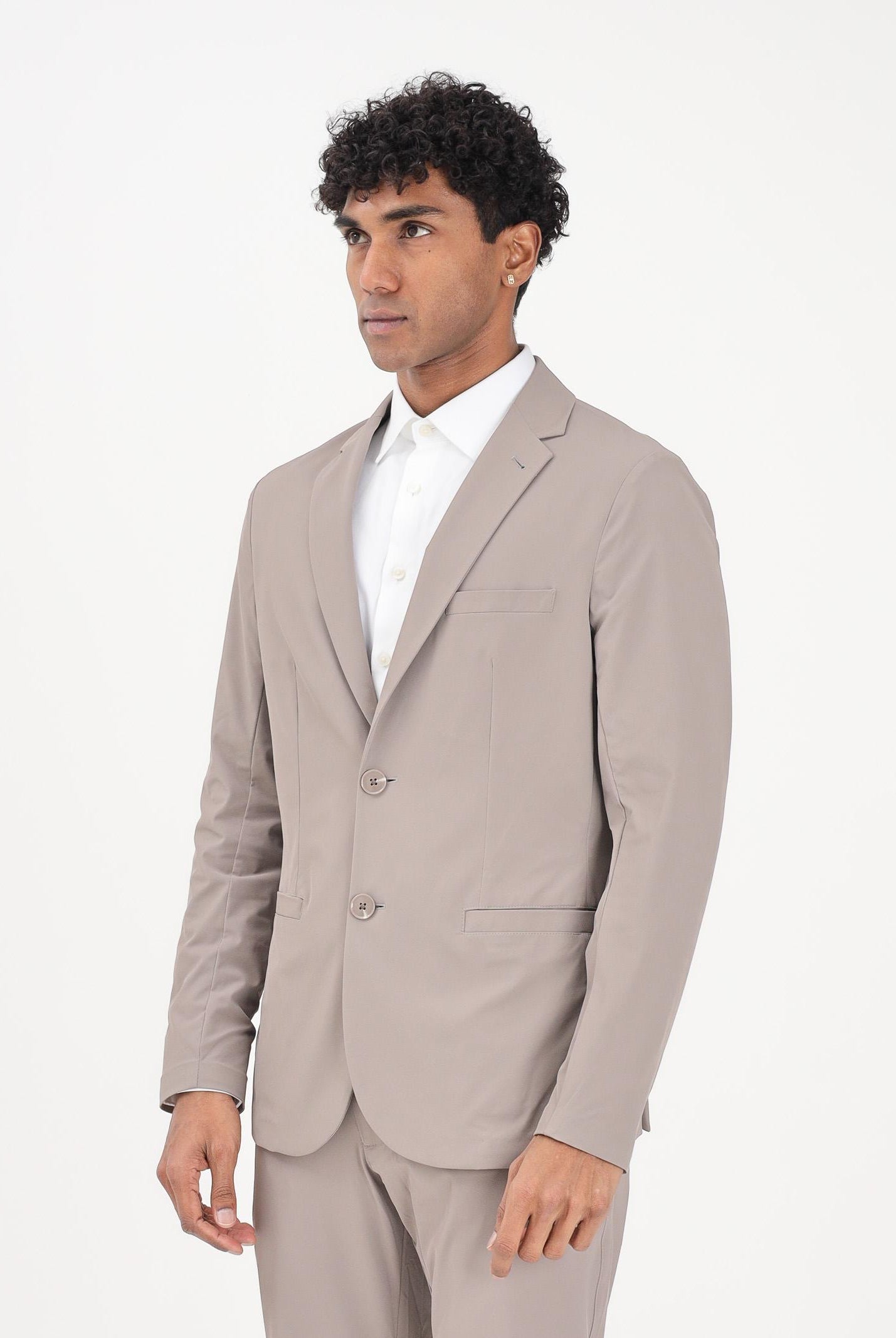 ARMANI EXCHANGE Giacca monopetto beige da uomo 8NZG49ZNYZZ U6107 ARMANI EXCHANGE