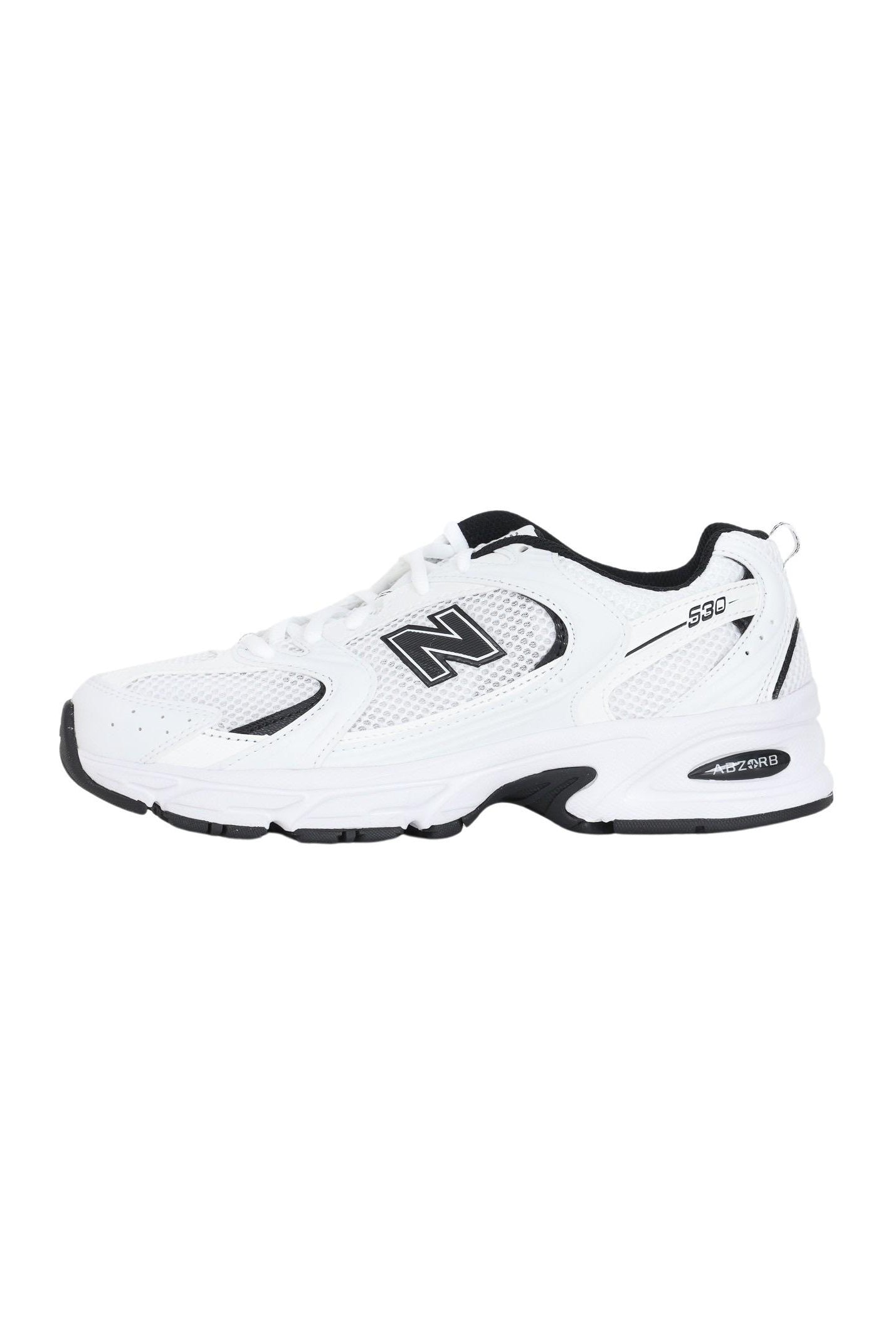 NEW BALANCE Sneakers 530 bianche e nere da uomo MR530EWB NEW BALANCE