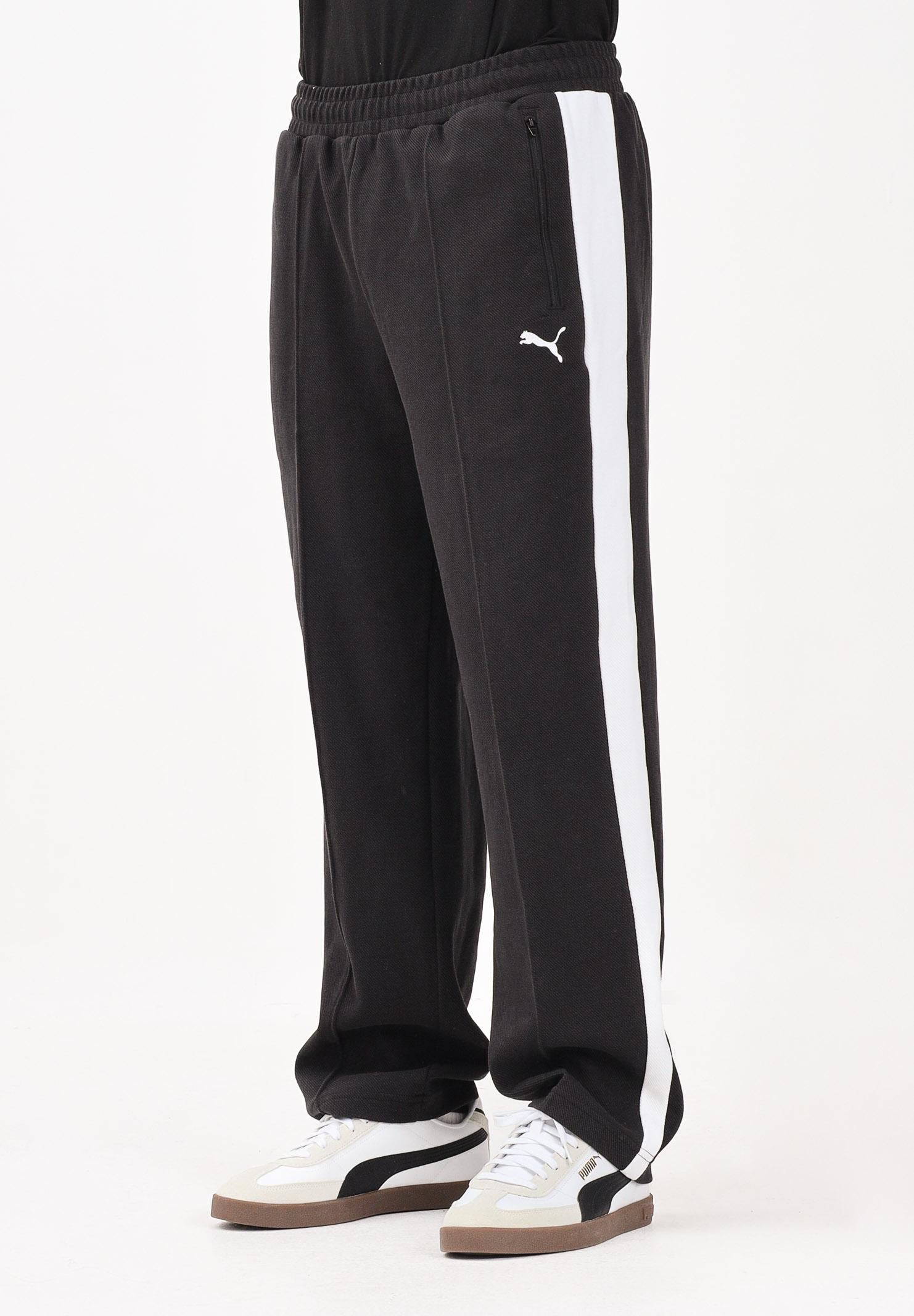 PUMA Pantalone sportivo T7 nero da uomo 632995 01 PUMA