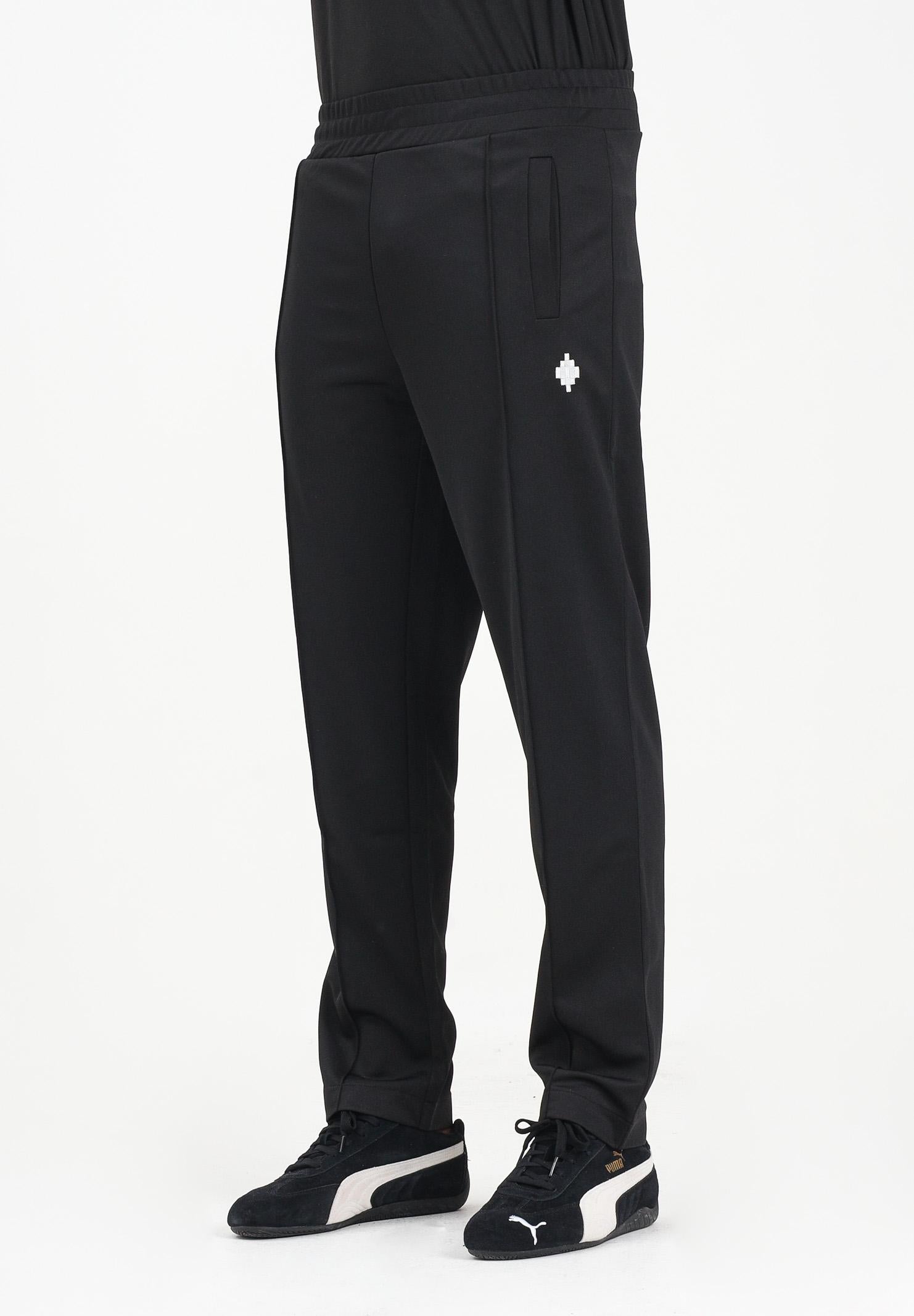 MARCELO BURLON COUNTY OF MILAN Pantalone sportivo nero da uomo con logo F5CAMAPA021 110 MARCELO BURLON COUNTY OF MILAN
