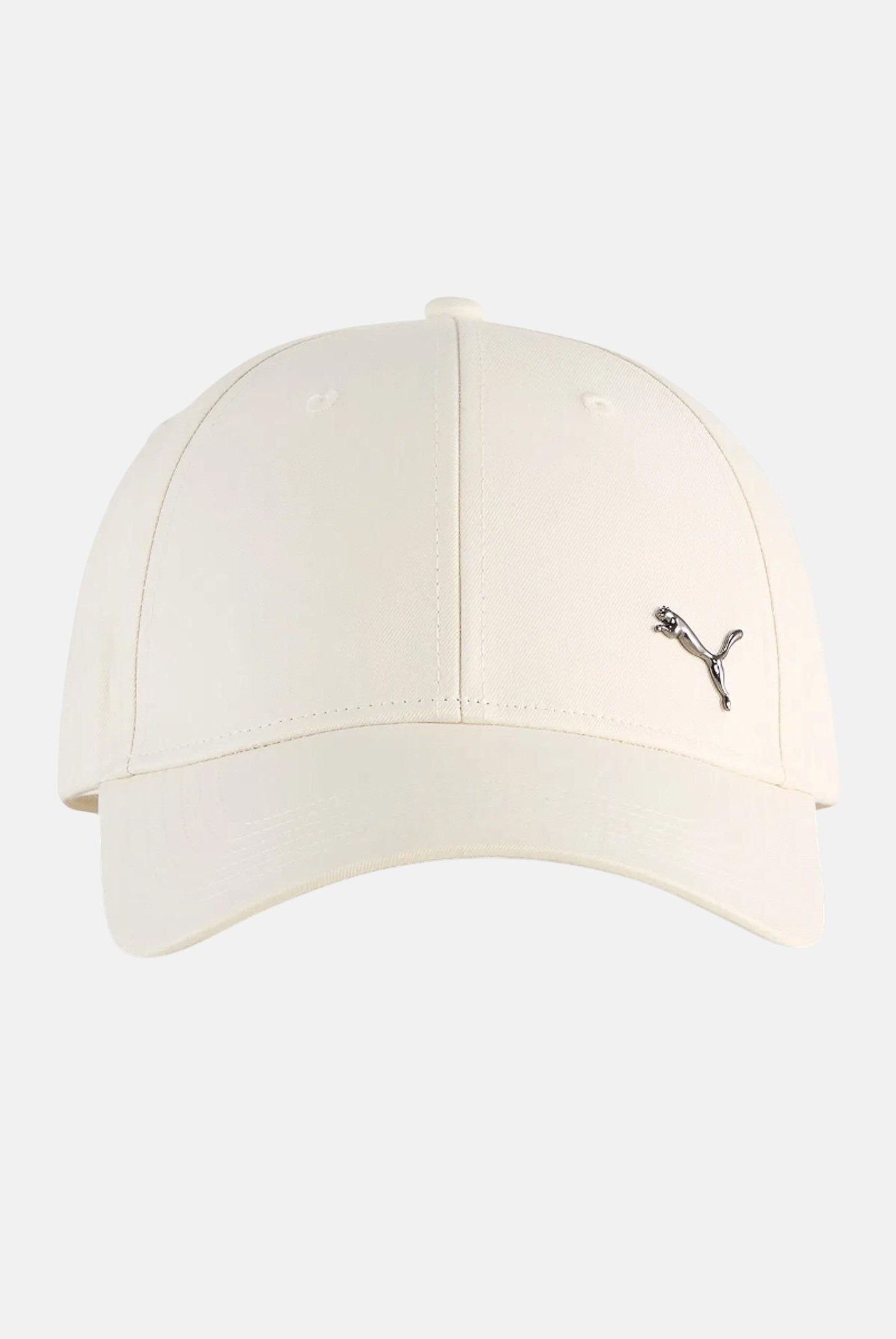 PUMA Cappello con visiera ESS Metal PUMA Cat panna per uomo e donna 025994 10 PUMA