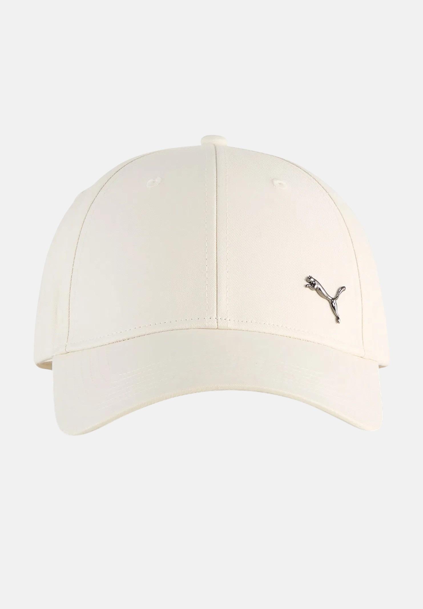 PUMA Cappello con visiera ESS Metal PUMA Cat panna per uomo e donna 025994 10 PUMA