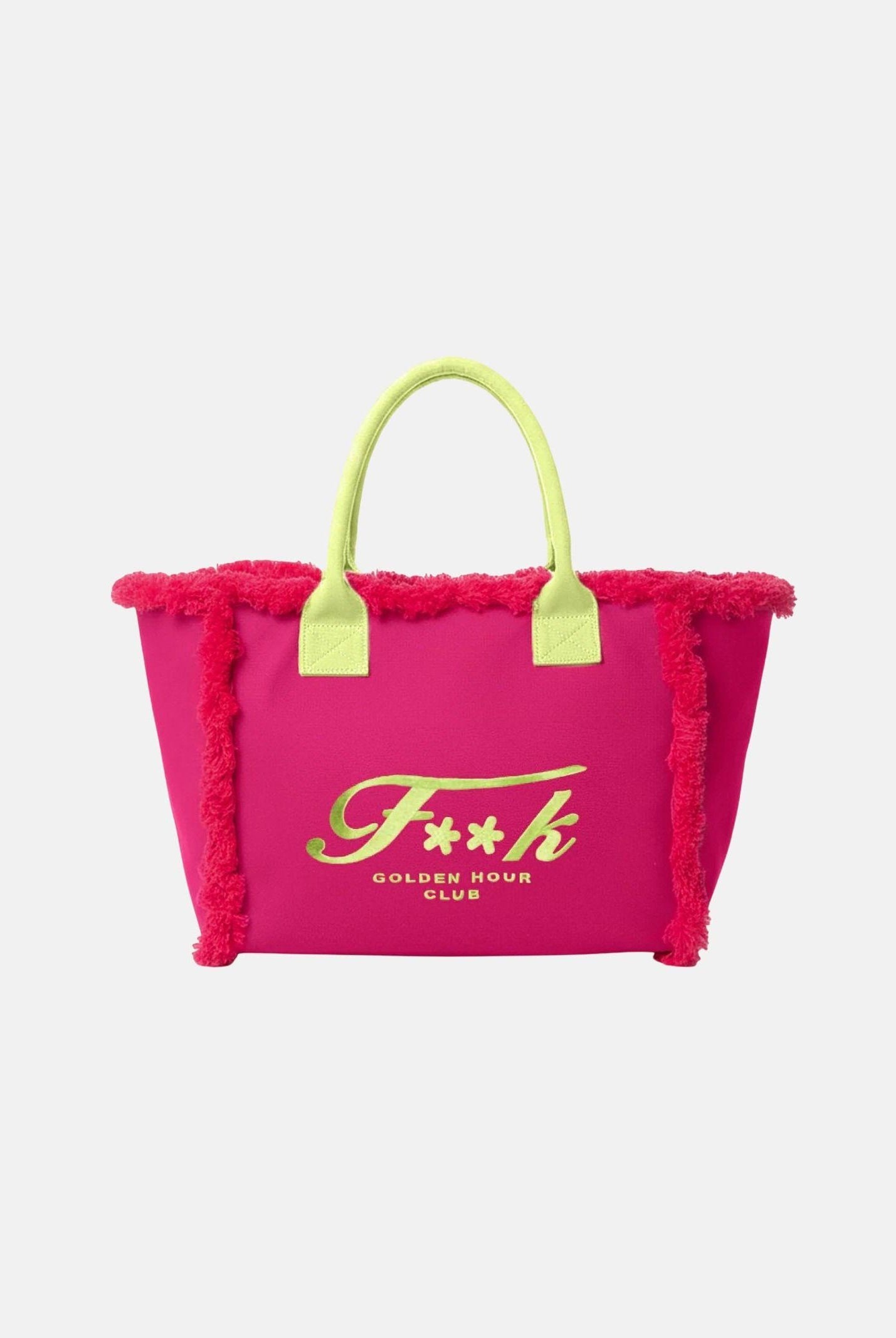 F**K Borsa mare fucsia da donna con logo FA26-SW0101FX . F**K