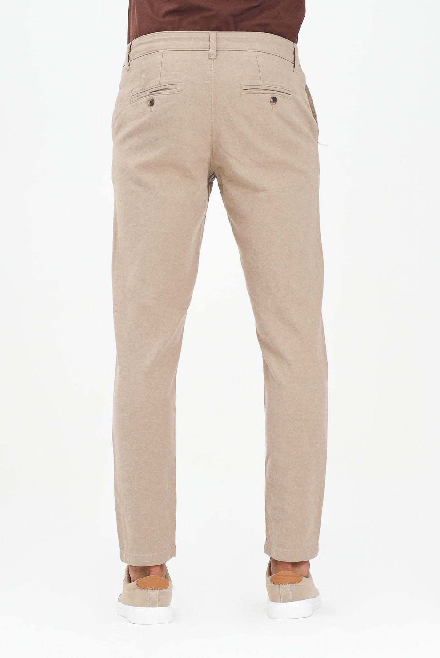 SELECTED HOMME Pantalone chino beige da uomo 16091554 PureCashmere SELECTED HOMME