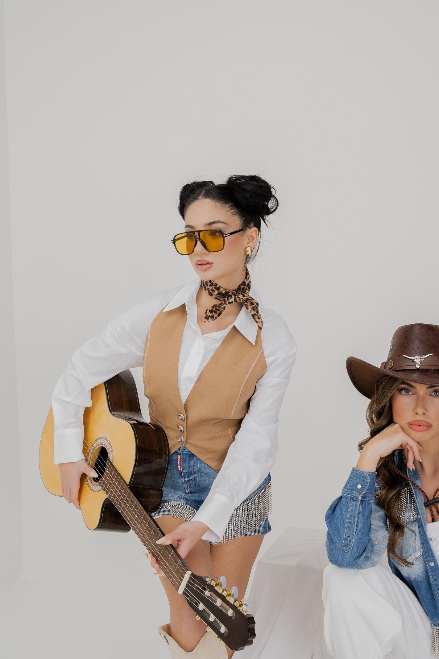 ONLY Camicia a manica lunga bianca da donna con fondo asimmetrico 15343842 BrightWhite ONLY