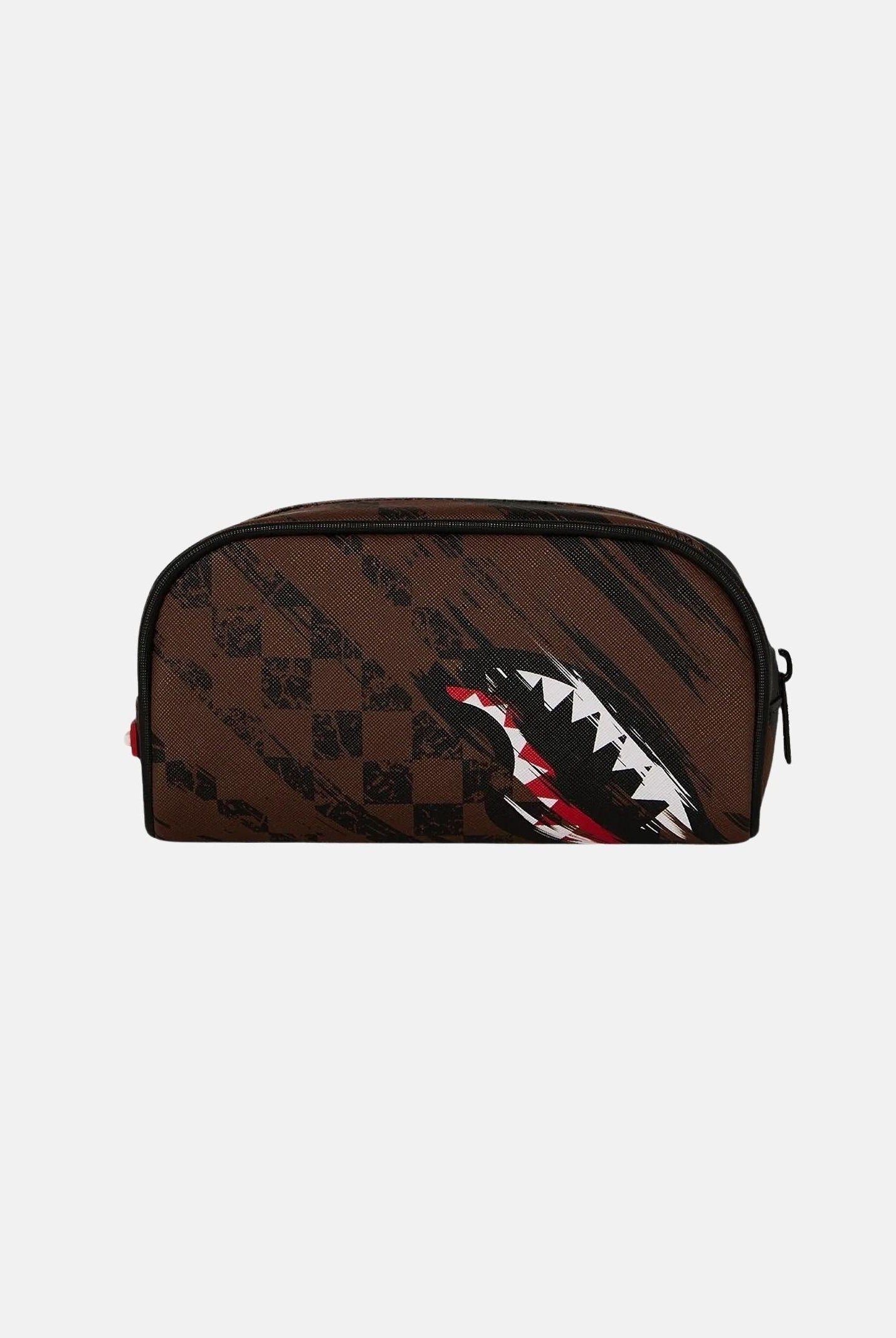 SPRAYGROUND Astuccio SMEARED GRUNGE marrone per uomo e donna 910B8973NSZ . SPRAYGROUND