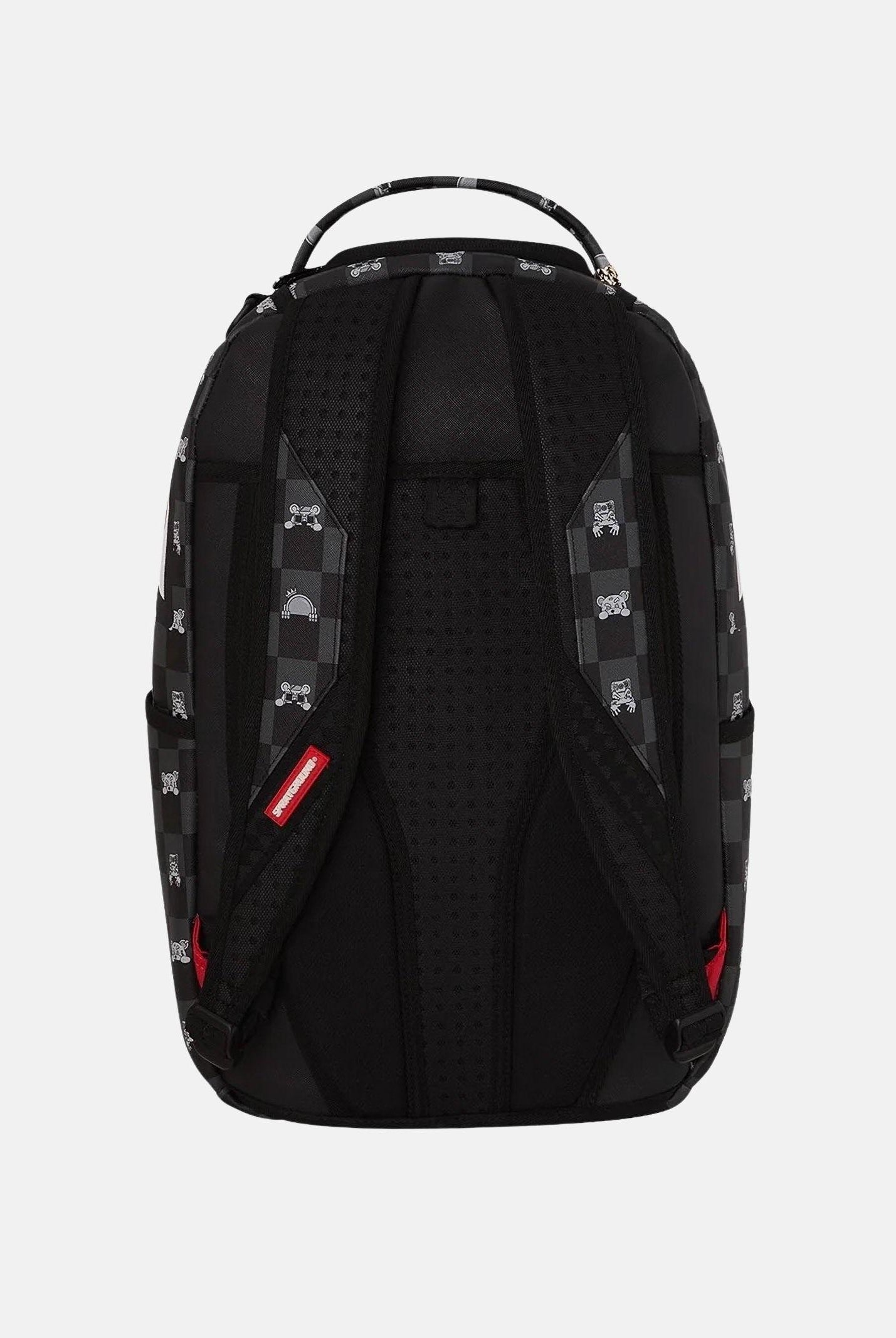 SPRAYGROUND Zaino GRAY PEEKING CHARACTER CHECK DLXSV nero per uomo e donna 910B8872NSZ . SPRAYGROUND